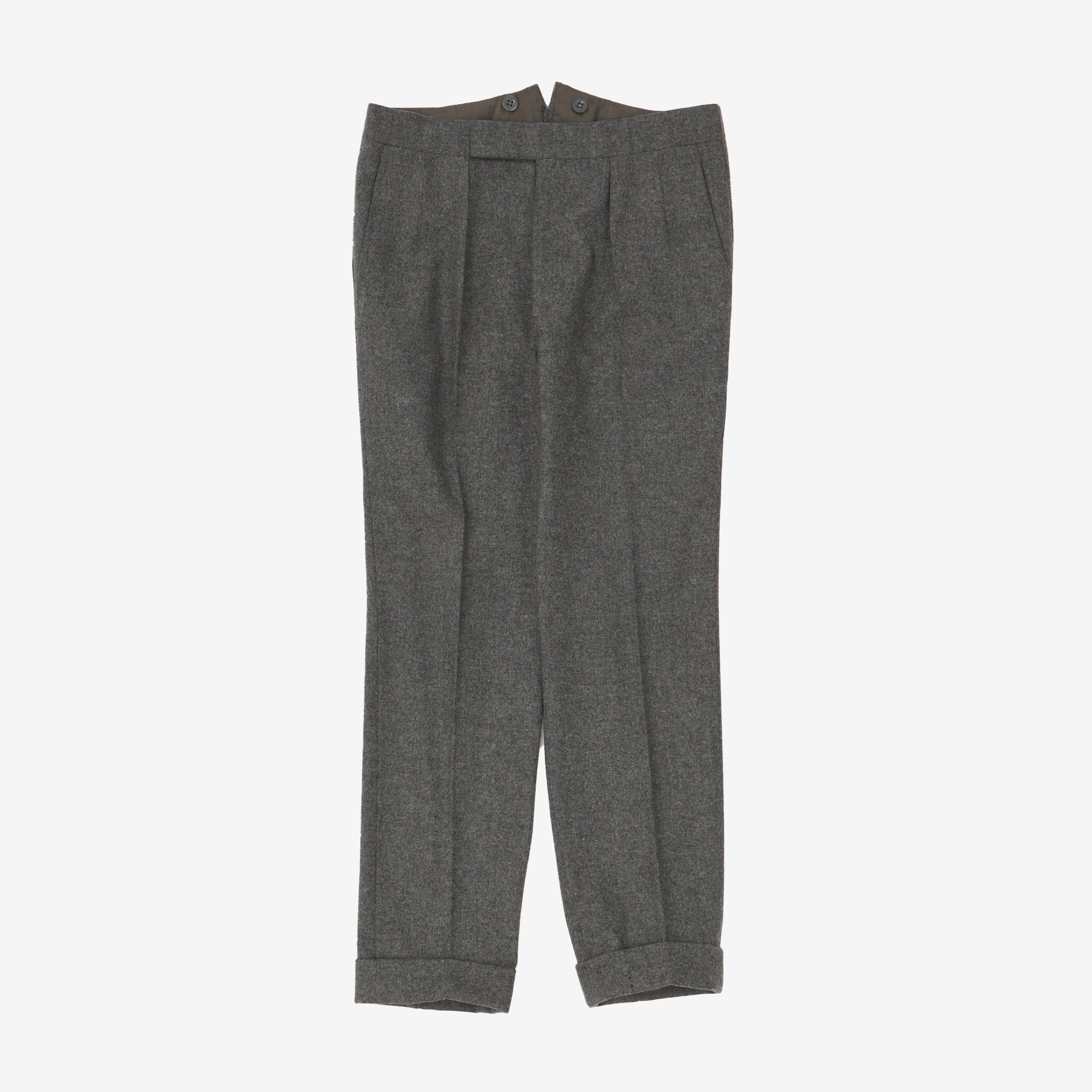 MTO Pleated Wool Formal Trousers