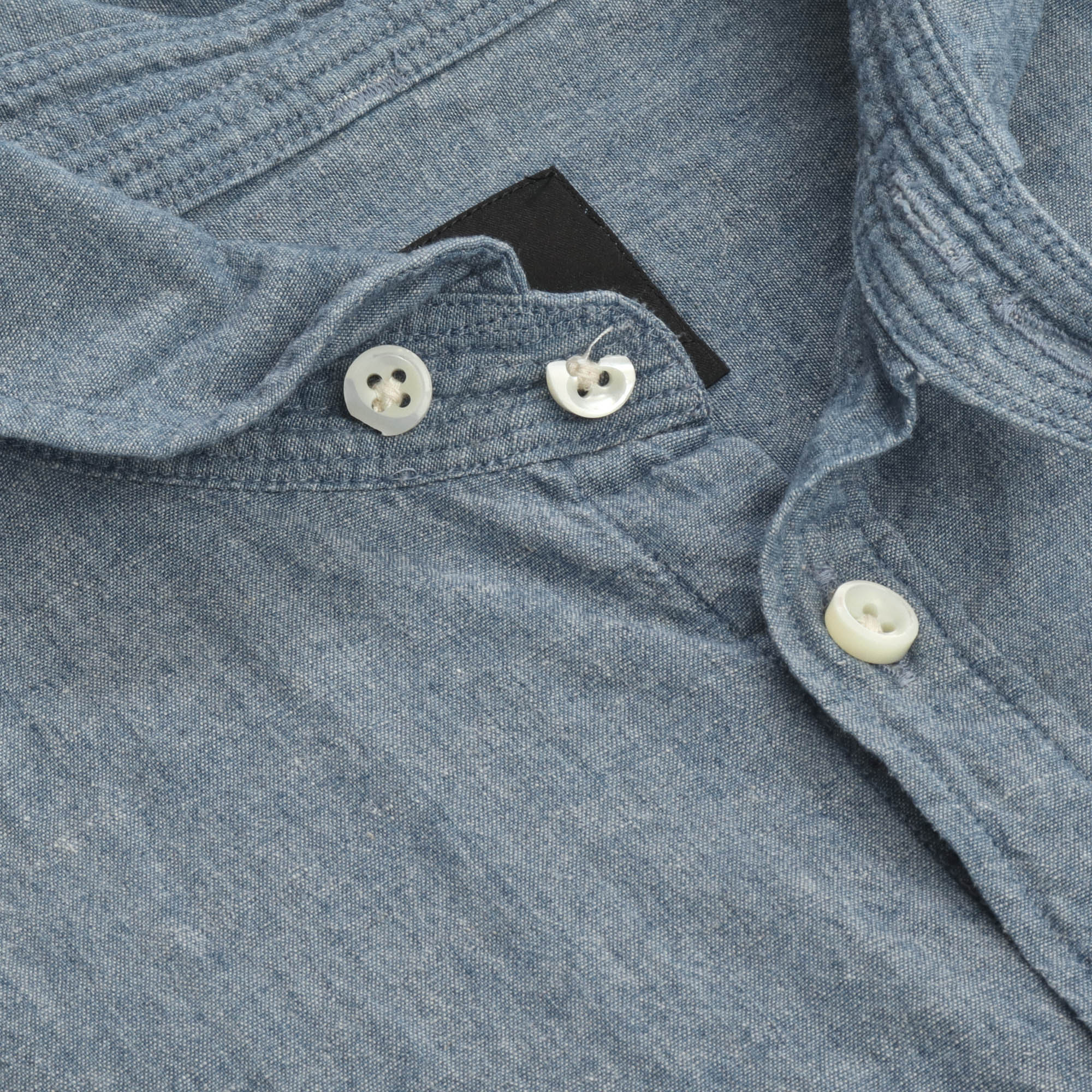 Chambray Short Collar Shirt