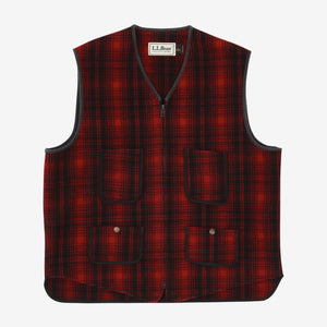 Tartan Wool Blend Vest
