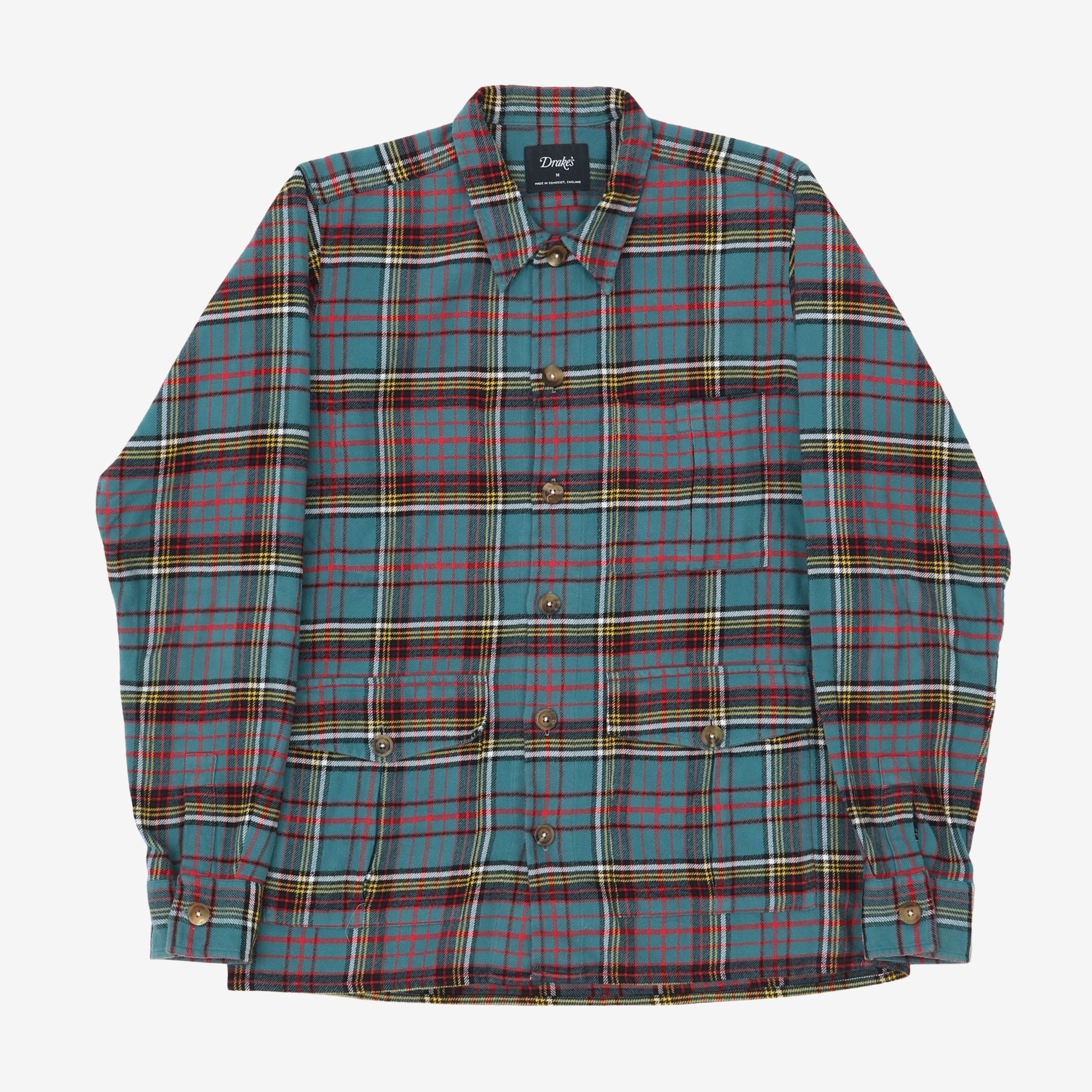 Plaid Flannel Shirt Jacket