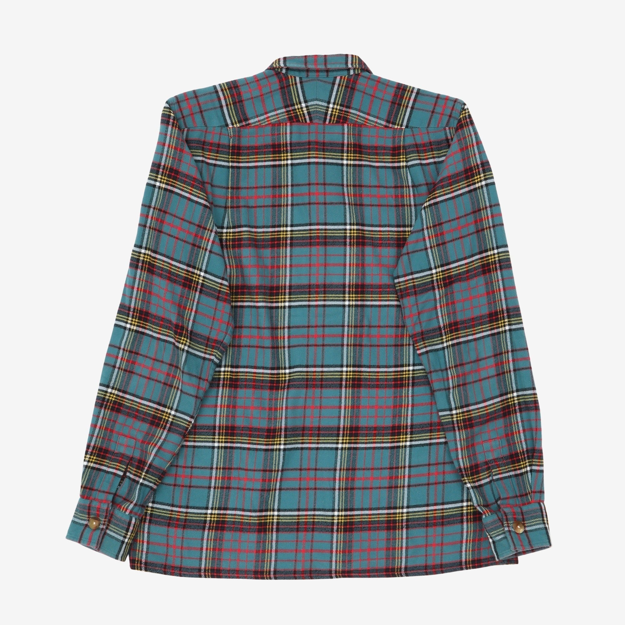 Plaid Flannel Shirt Jacket