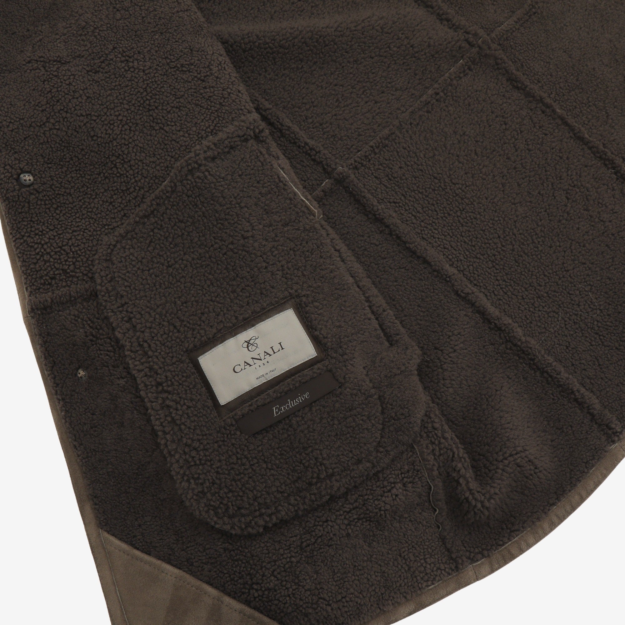 Suede Shearling Car Coat