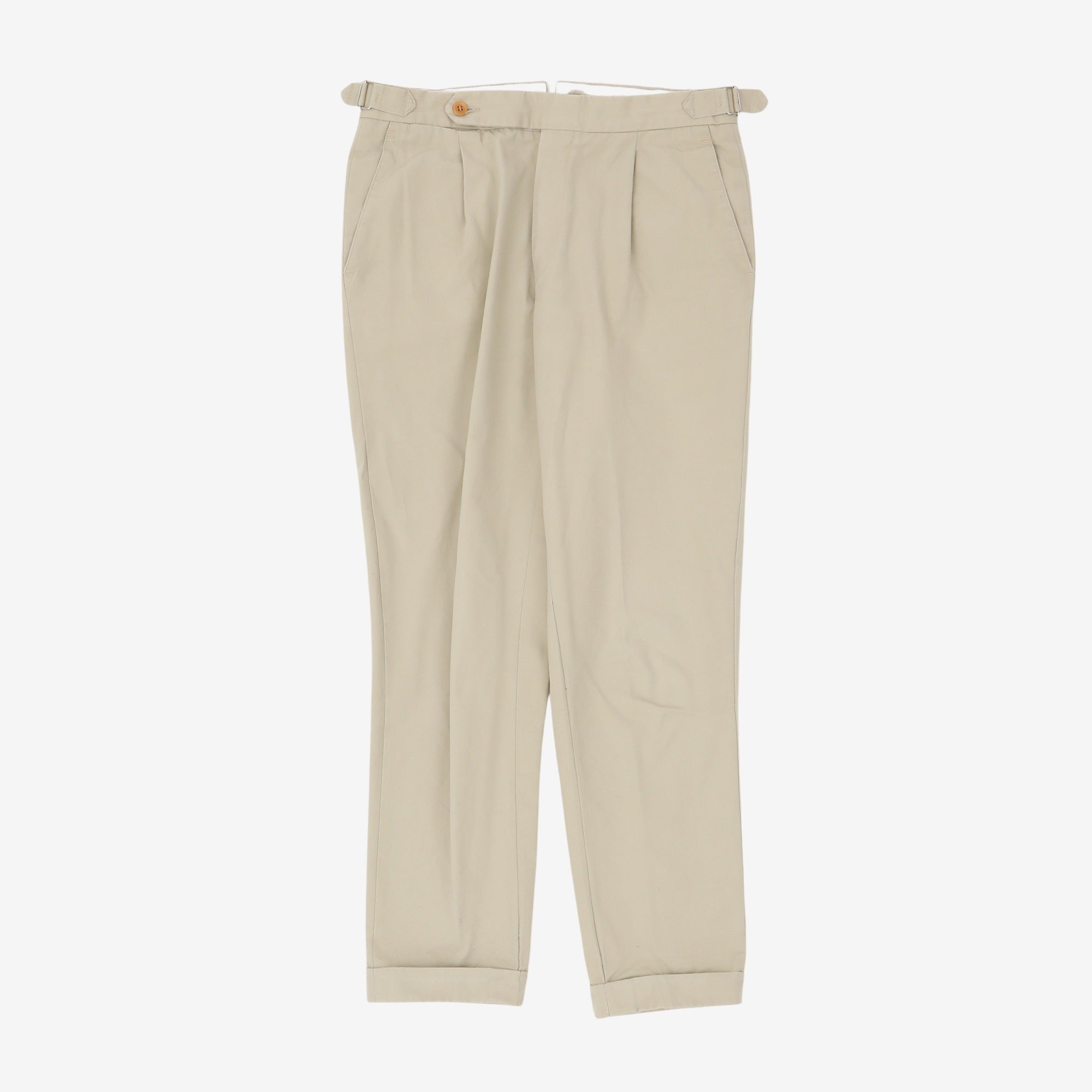 Cotton Canvas Trousers