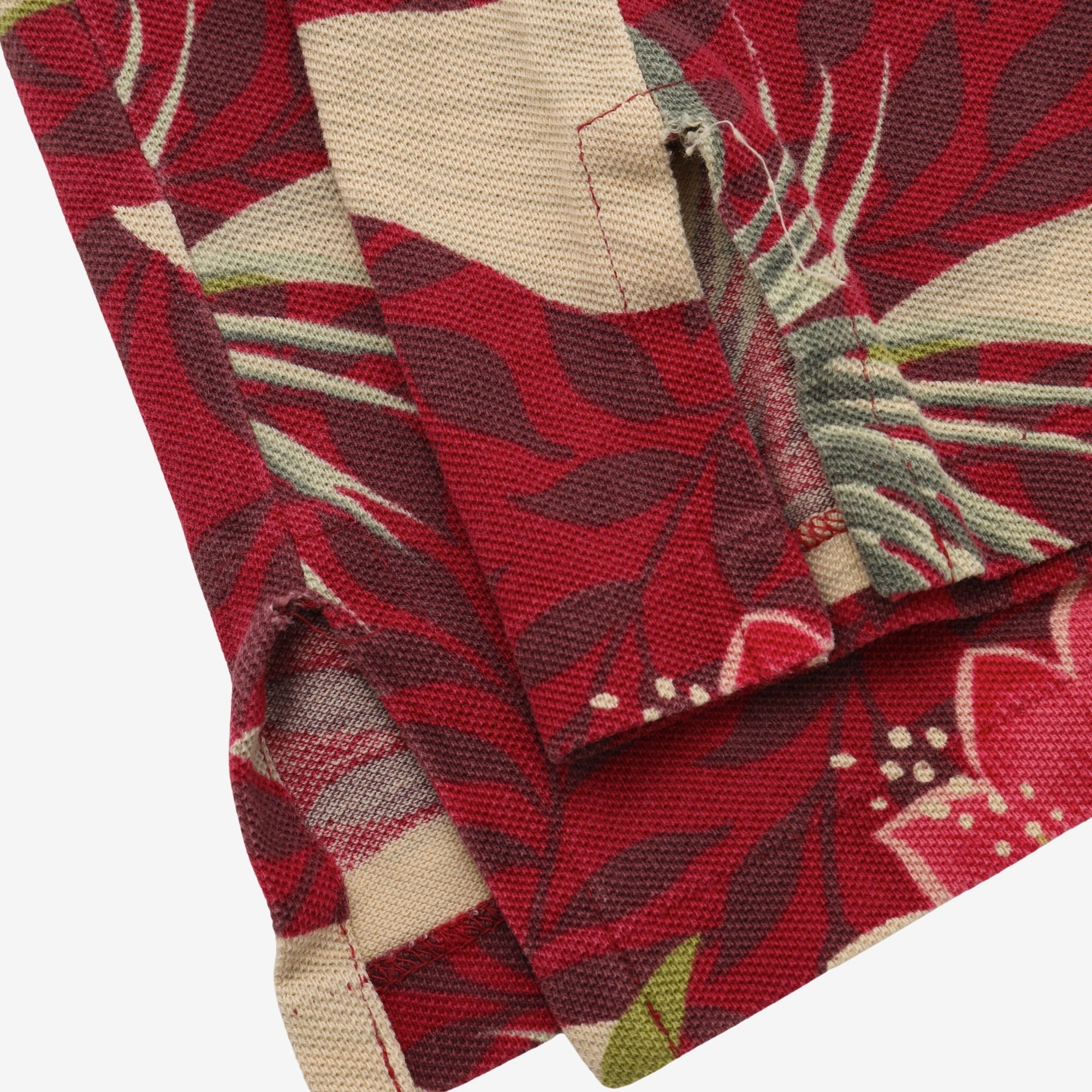 Hawaiian Print Polo Shirt