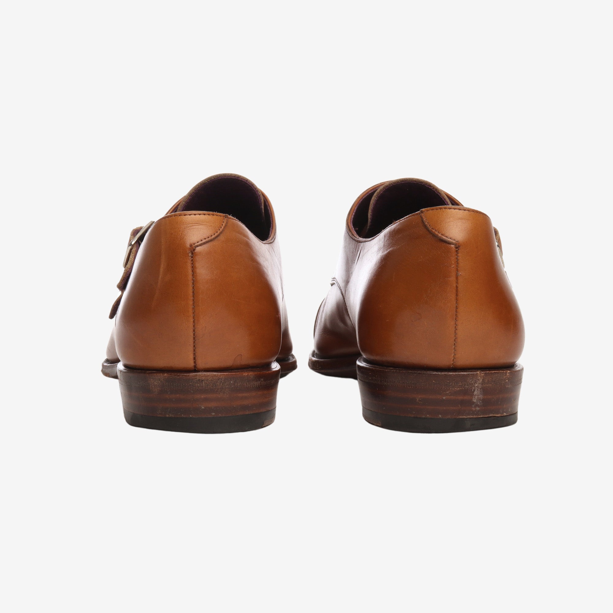 Leather Monk Strap Shoes
