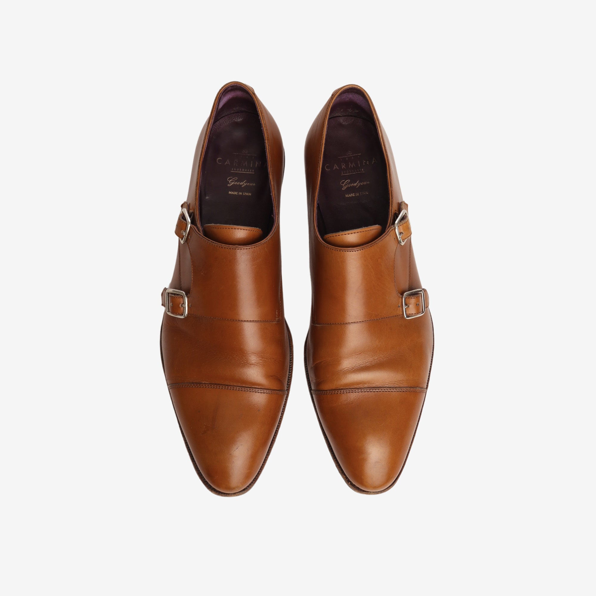 Leather Monk Strap Shoes