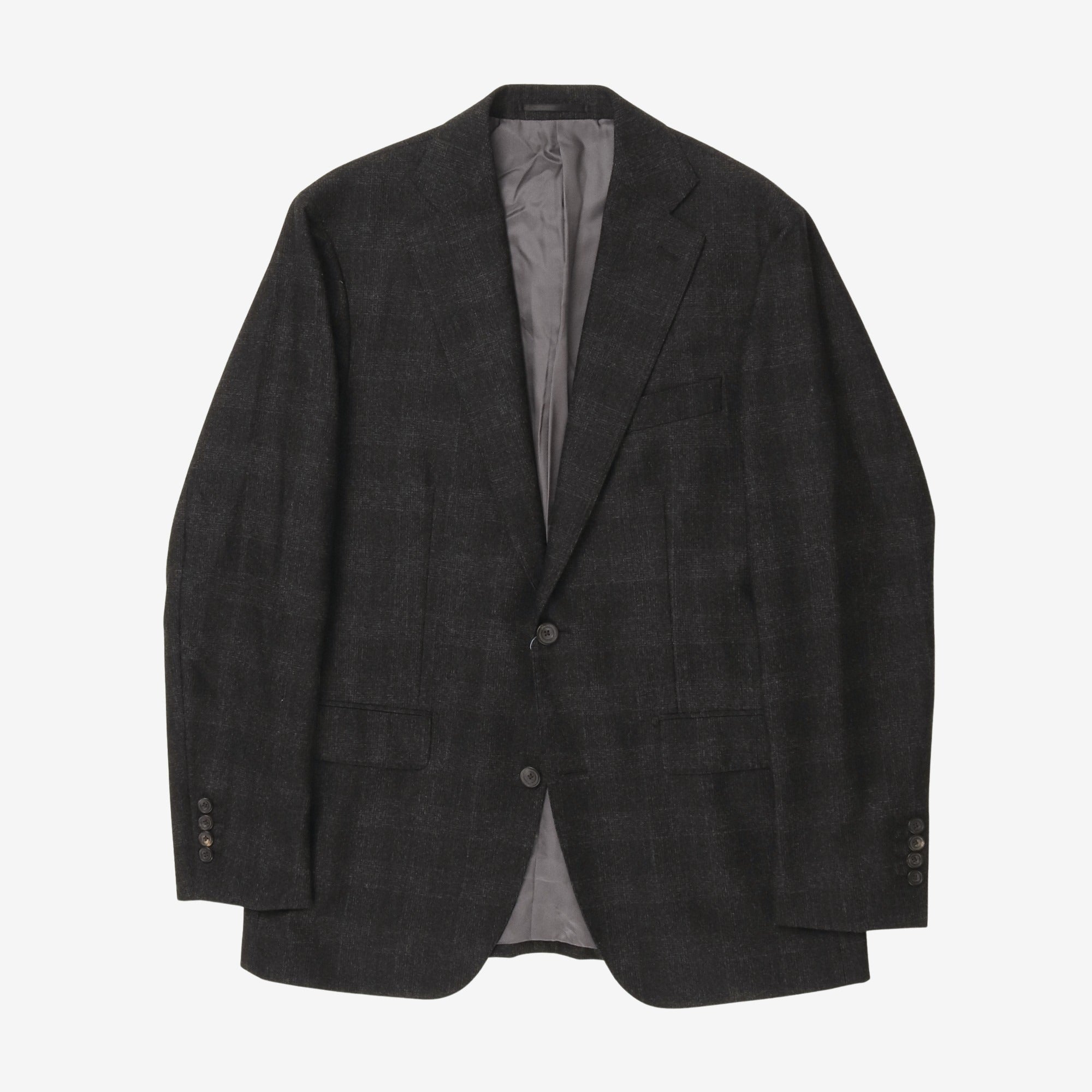 Wool Check Blazer