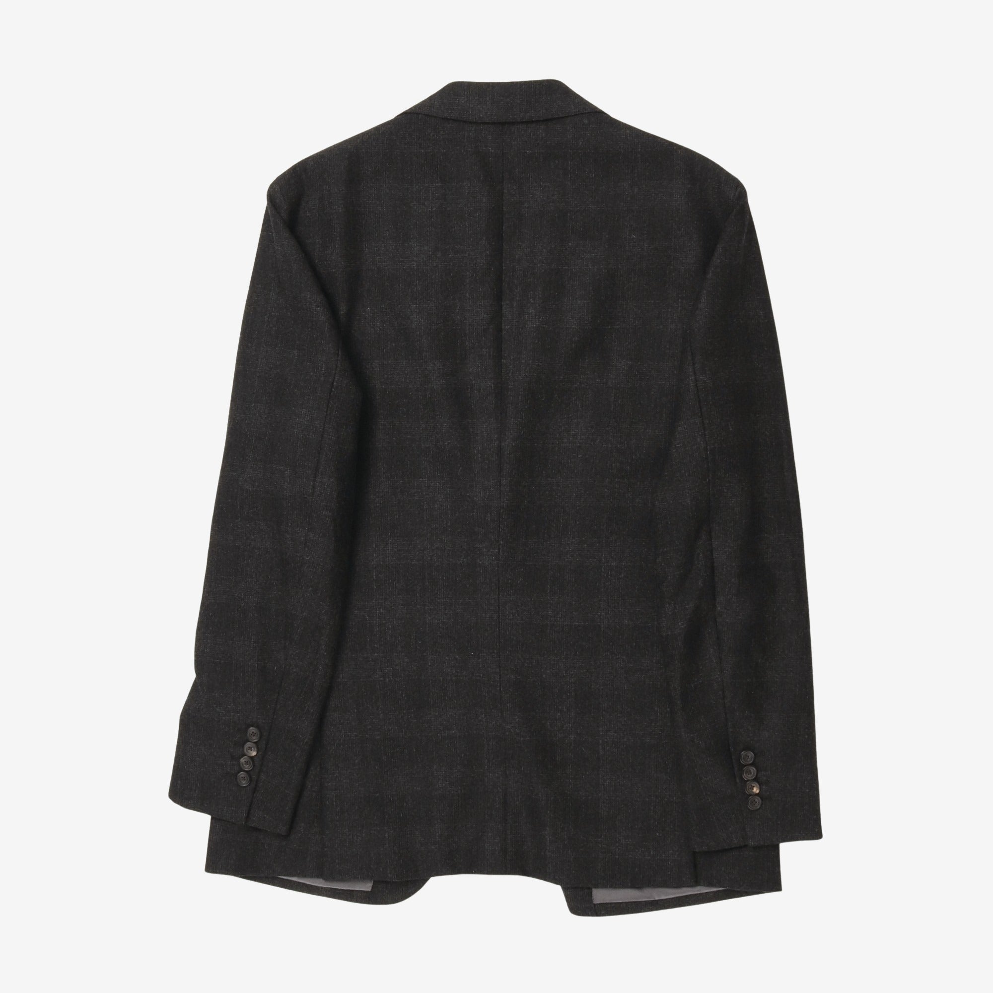 Wool Check Blazer