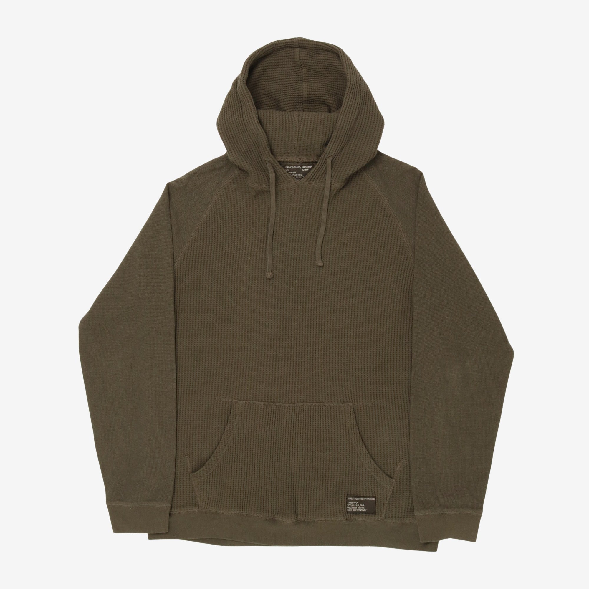 Vintage Waffle Knit Hoodie