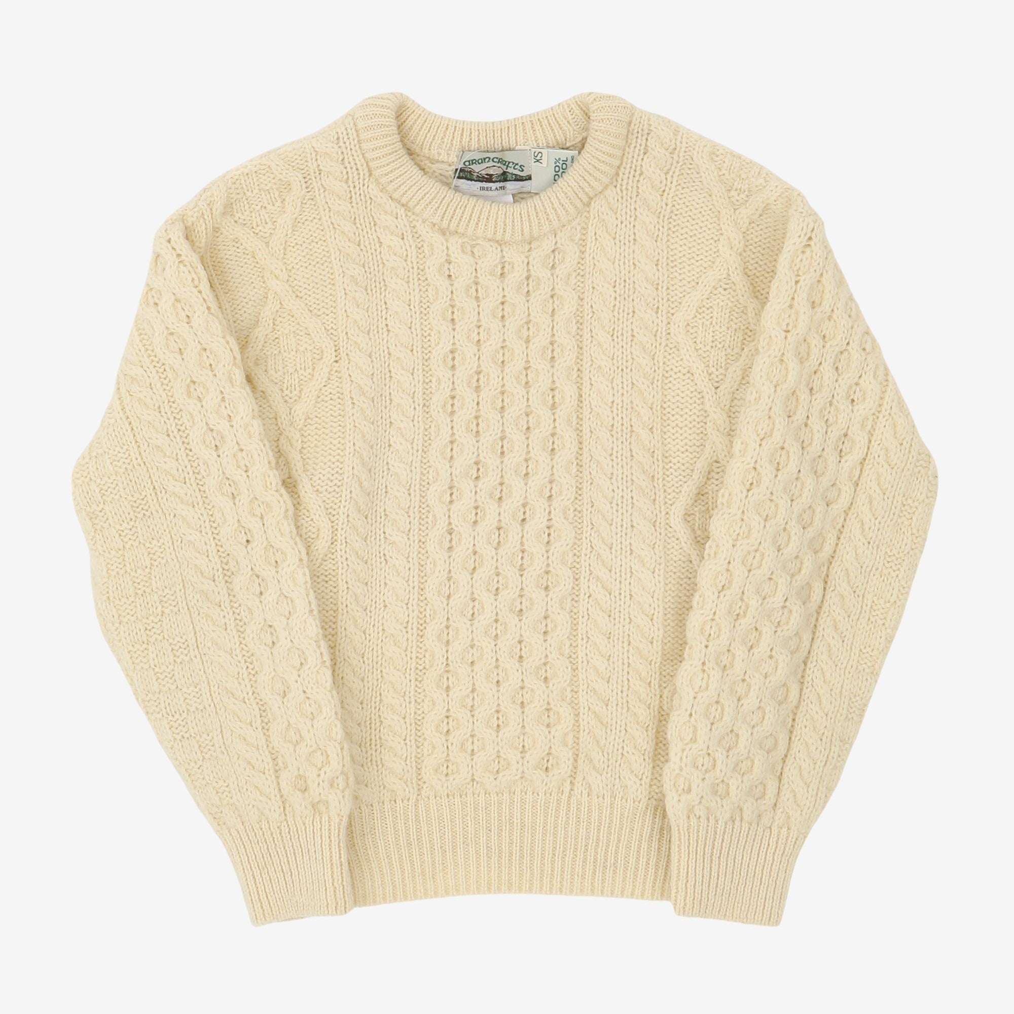 Wool Cable Knit Sweater