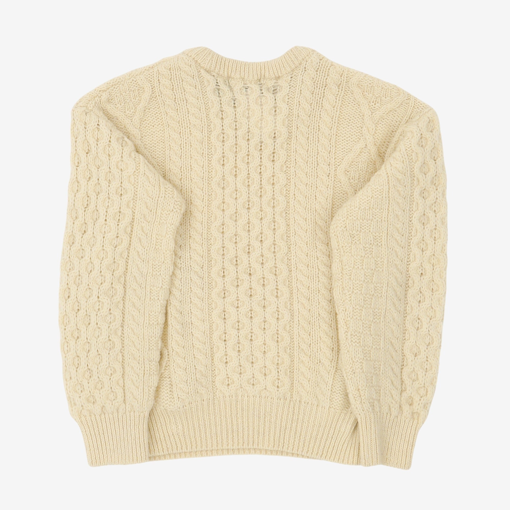 Wool Cable Knit Sweater