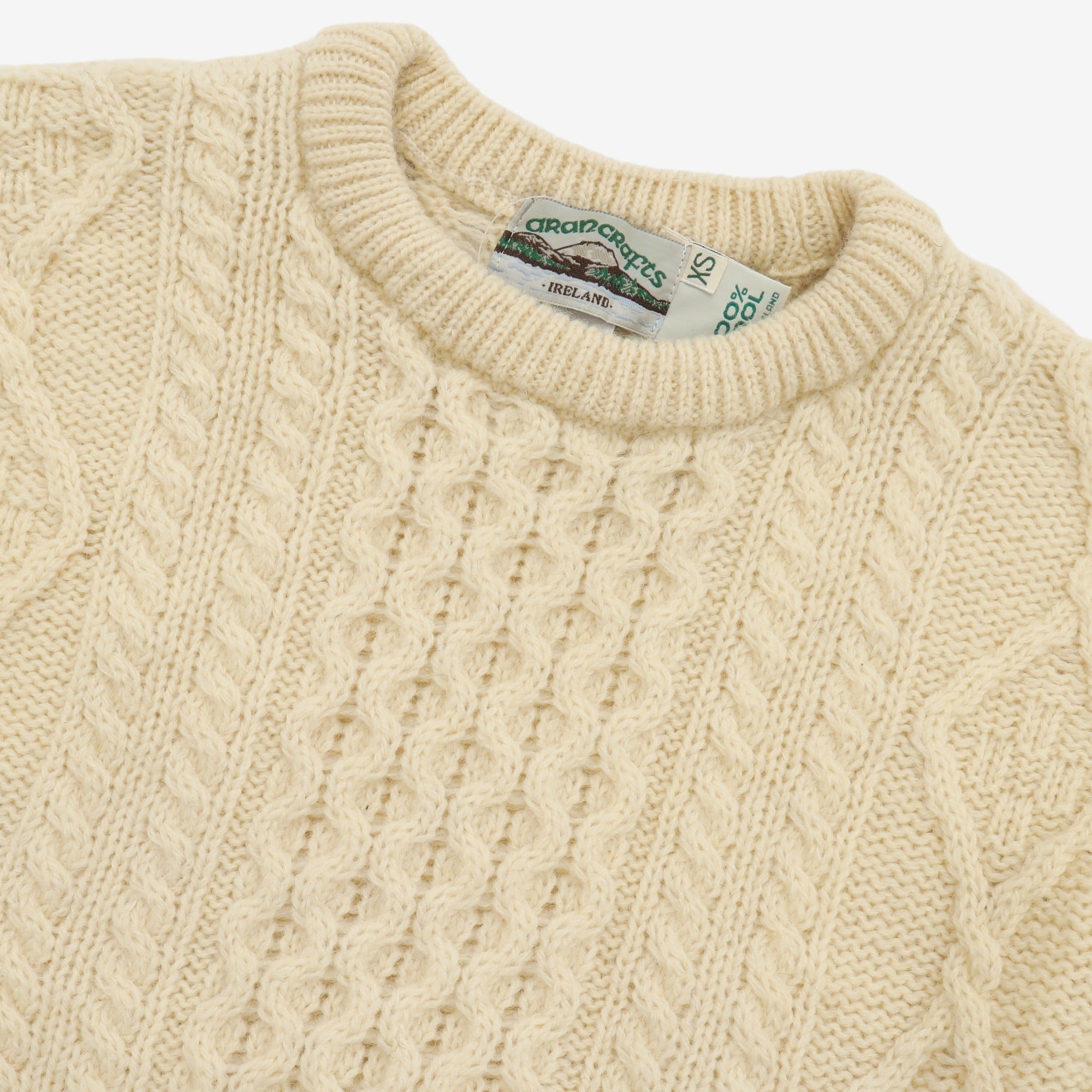 Wool Cable Knit Sweater