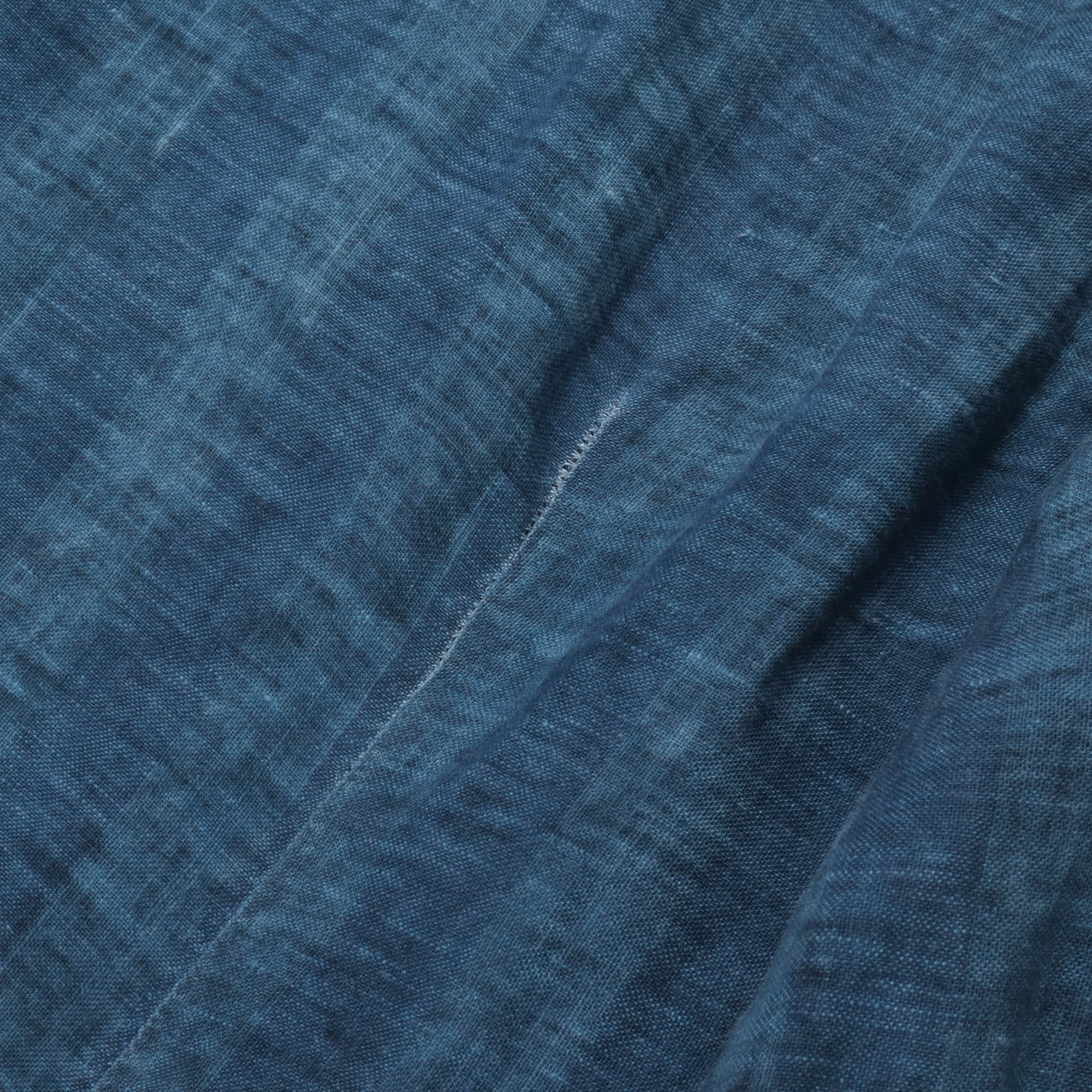 Collarless Linen Shirt