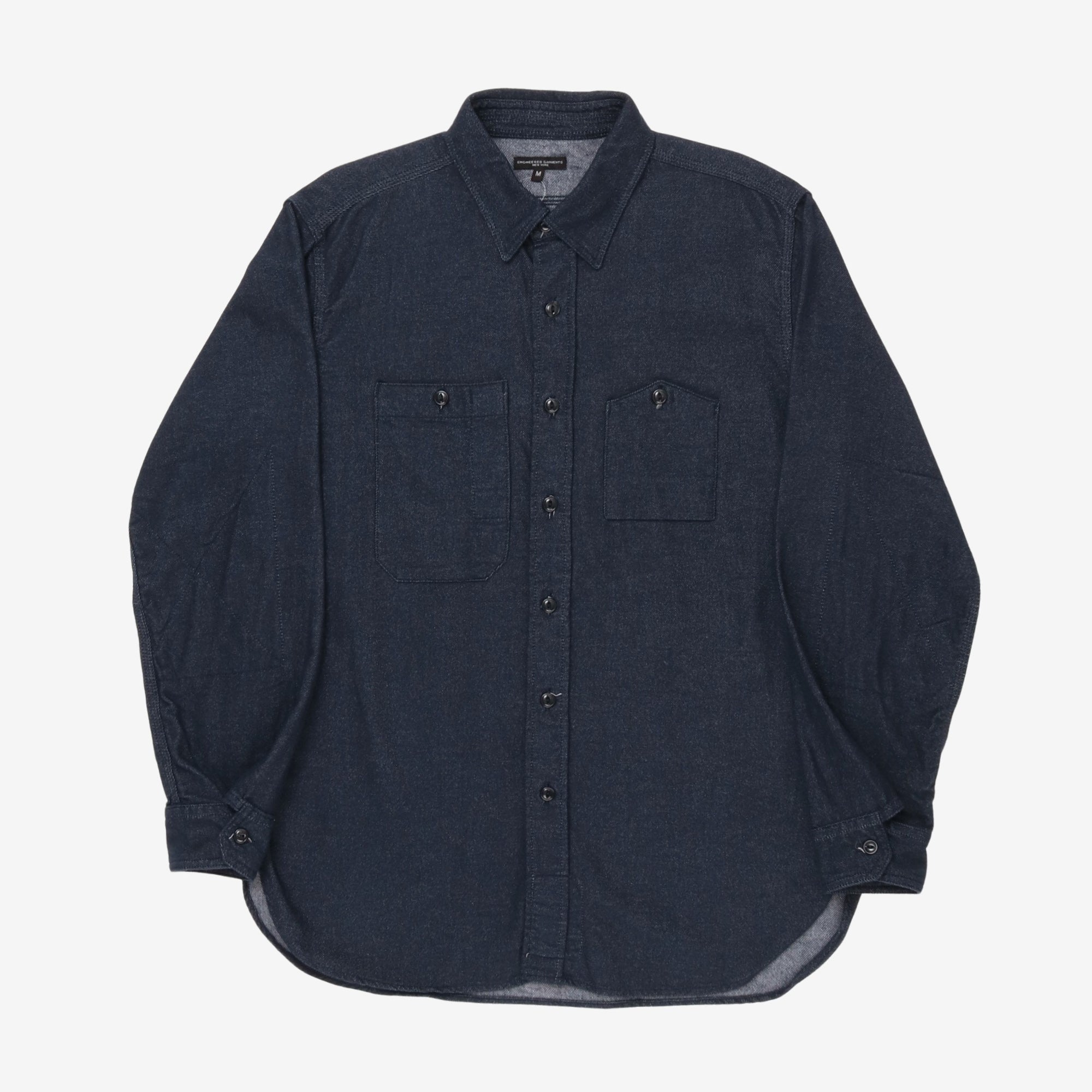 Brushed Denim Work Shirt