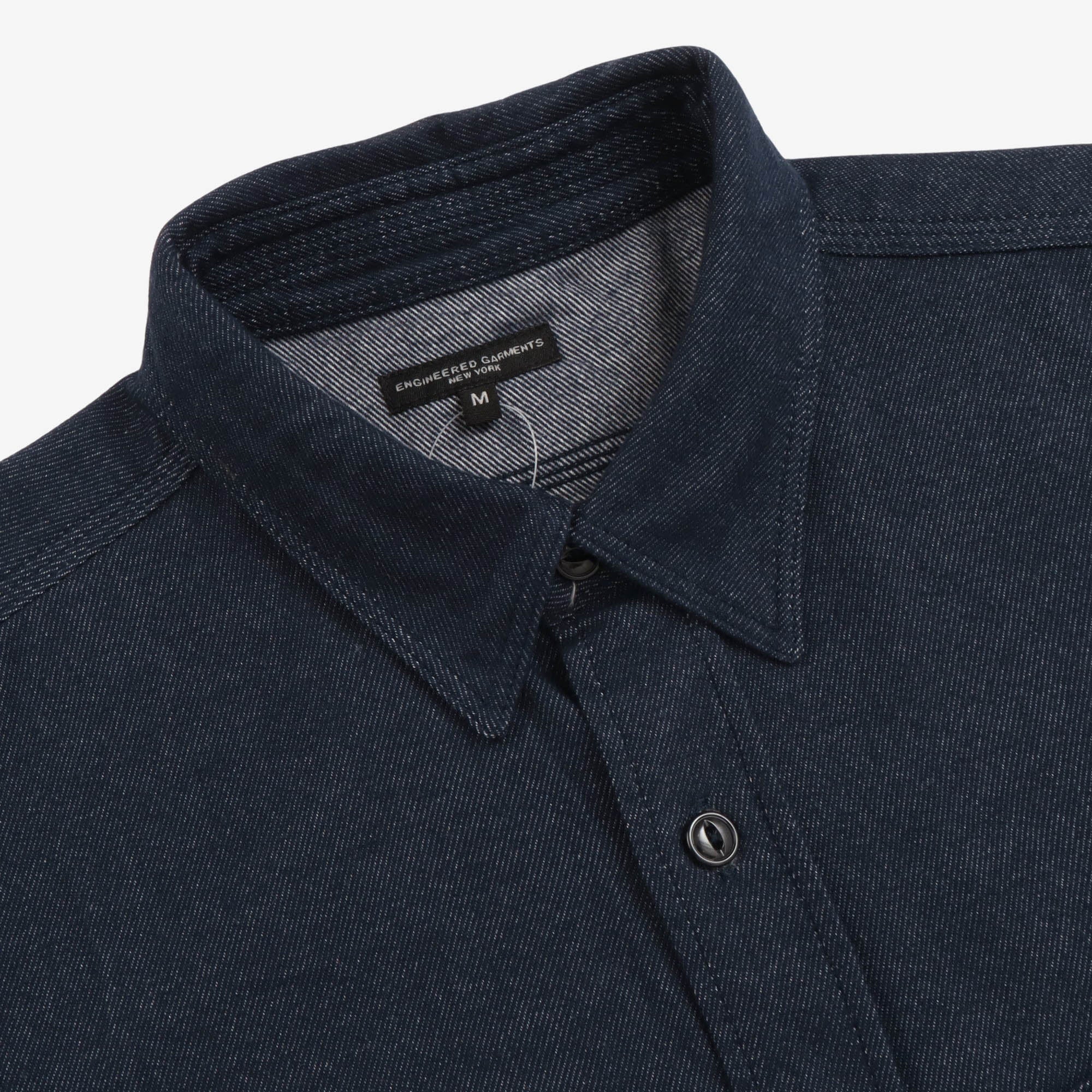Brushed Denim Work Shirt