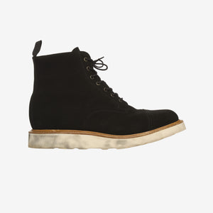 Suede Cap Derby Boots