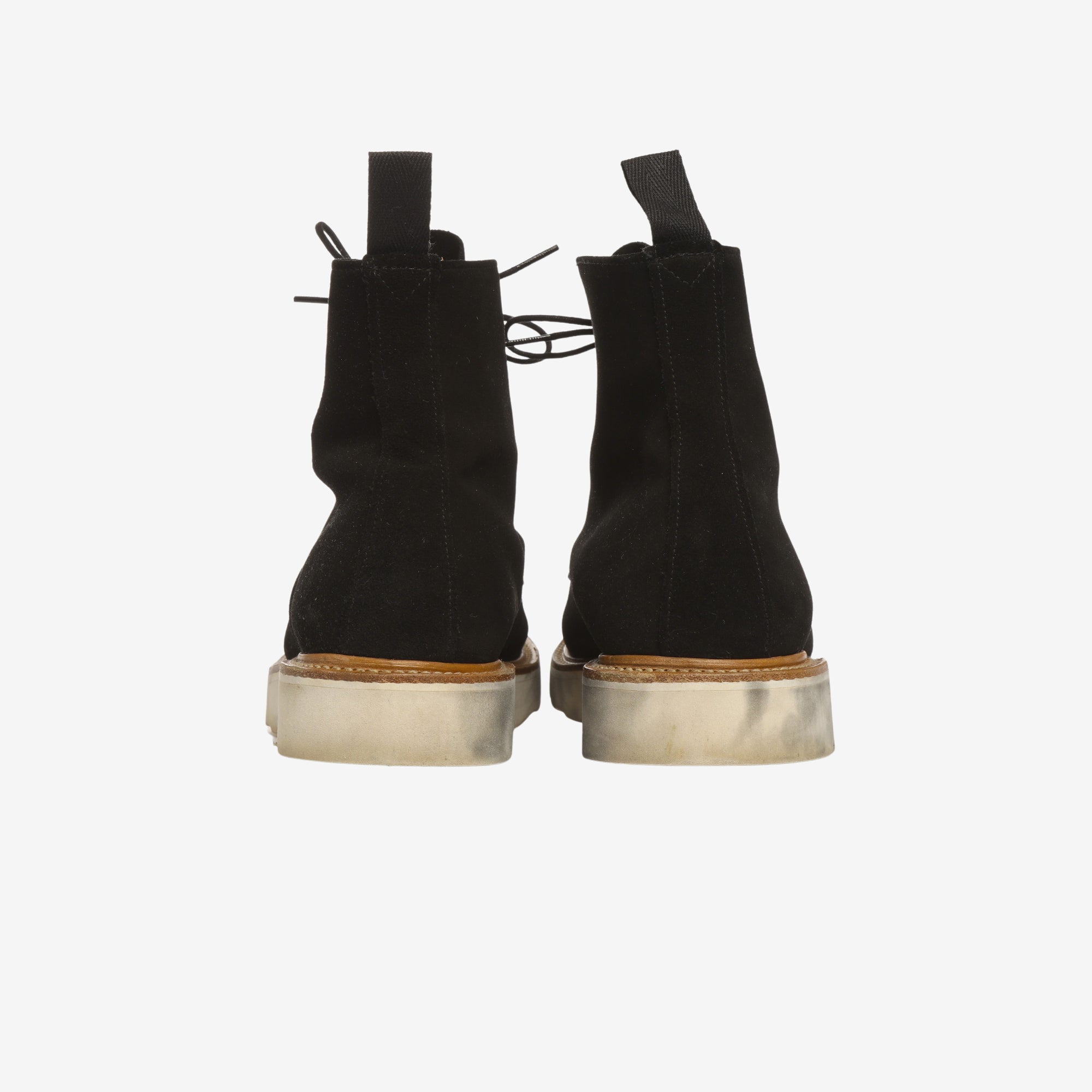 Suede Cap Derby Boots