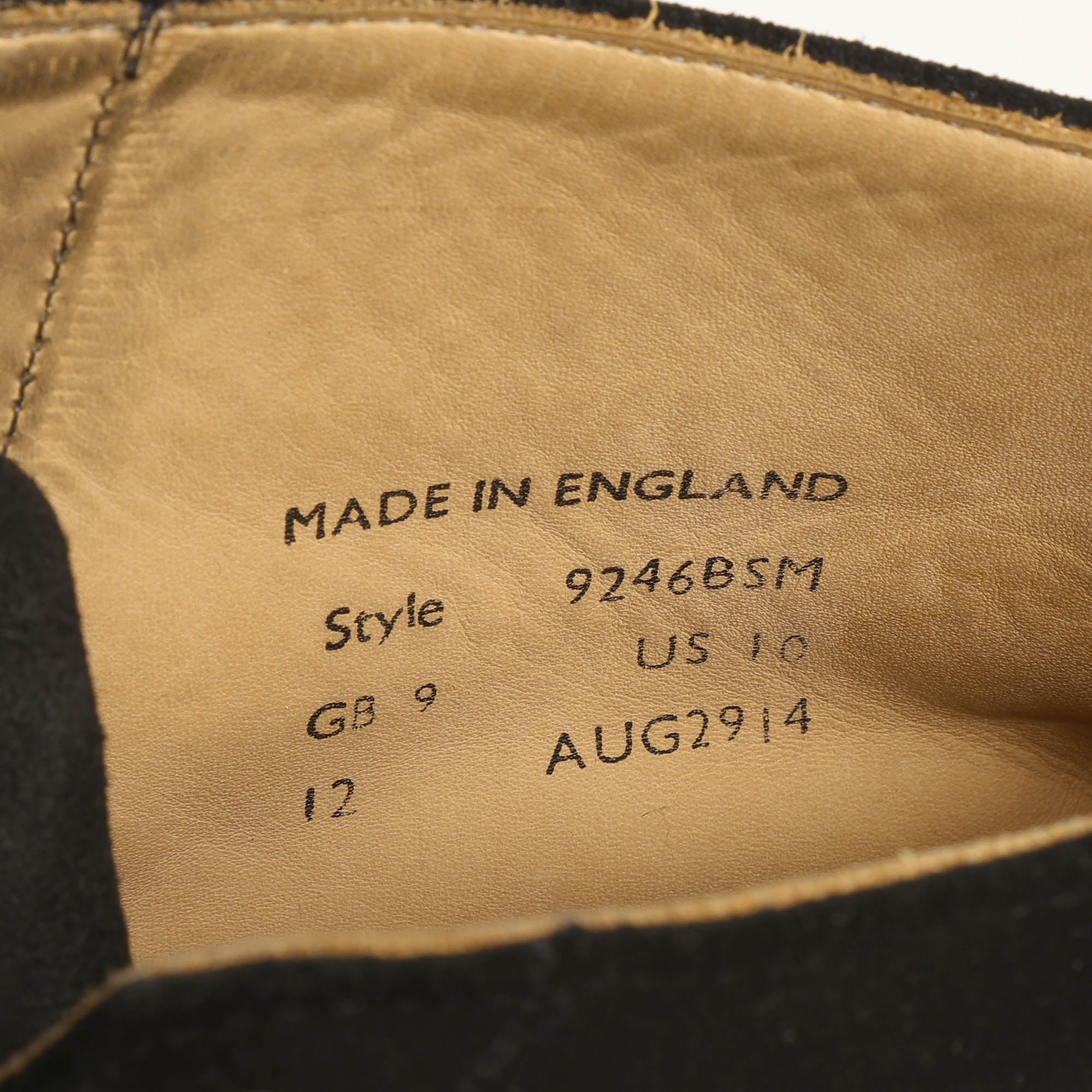 Suede Cap Derby Boots