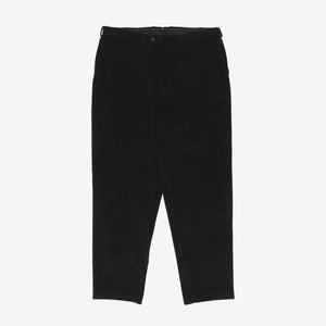 Flat Front Corduroy Trousers