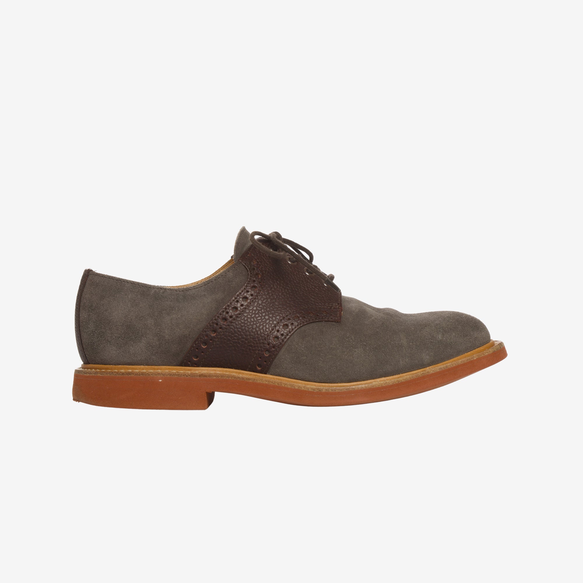 Suede & Lea Saddle Shoes