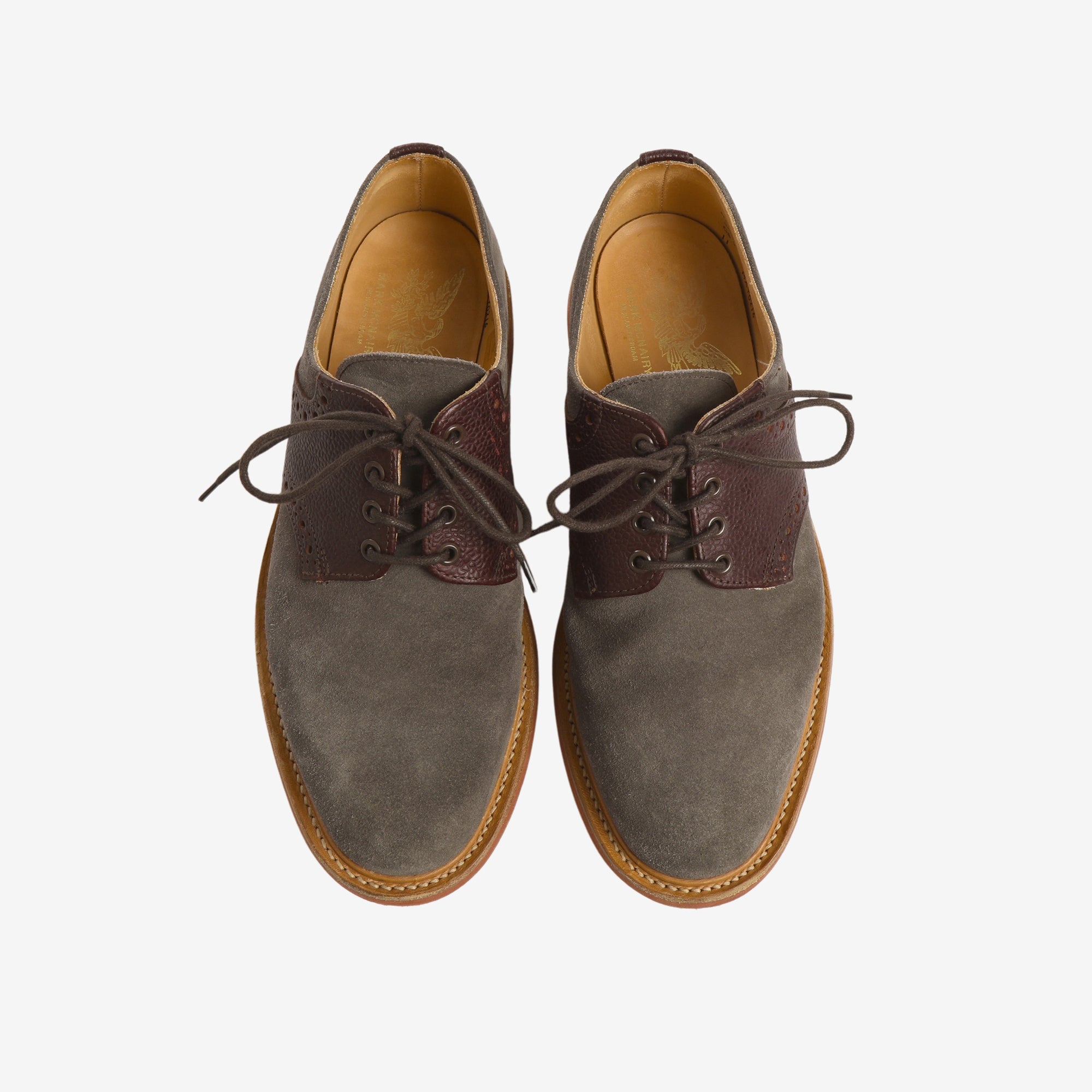 Suede & Lea Saddle Shoes