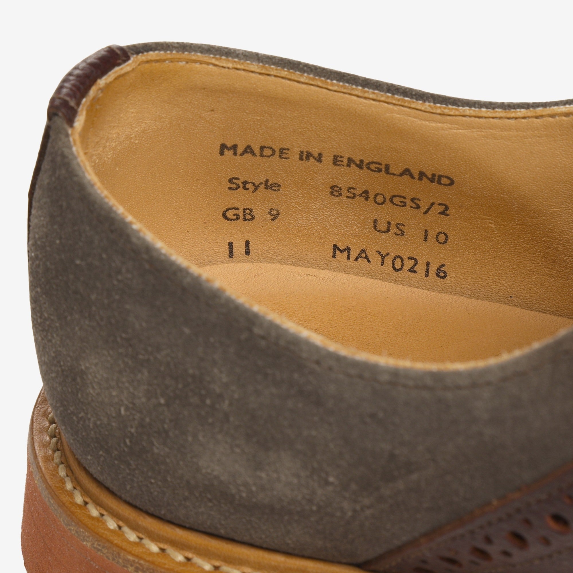 Suede & Lea Saddle Shoes