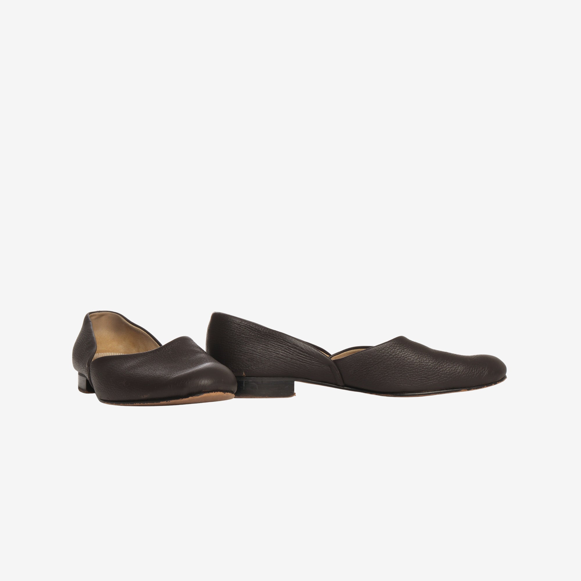 Leather Grecian Slippers