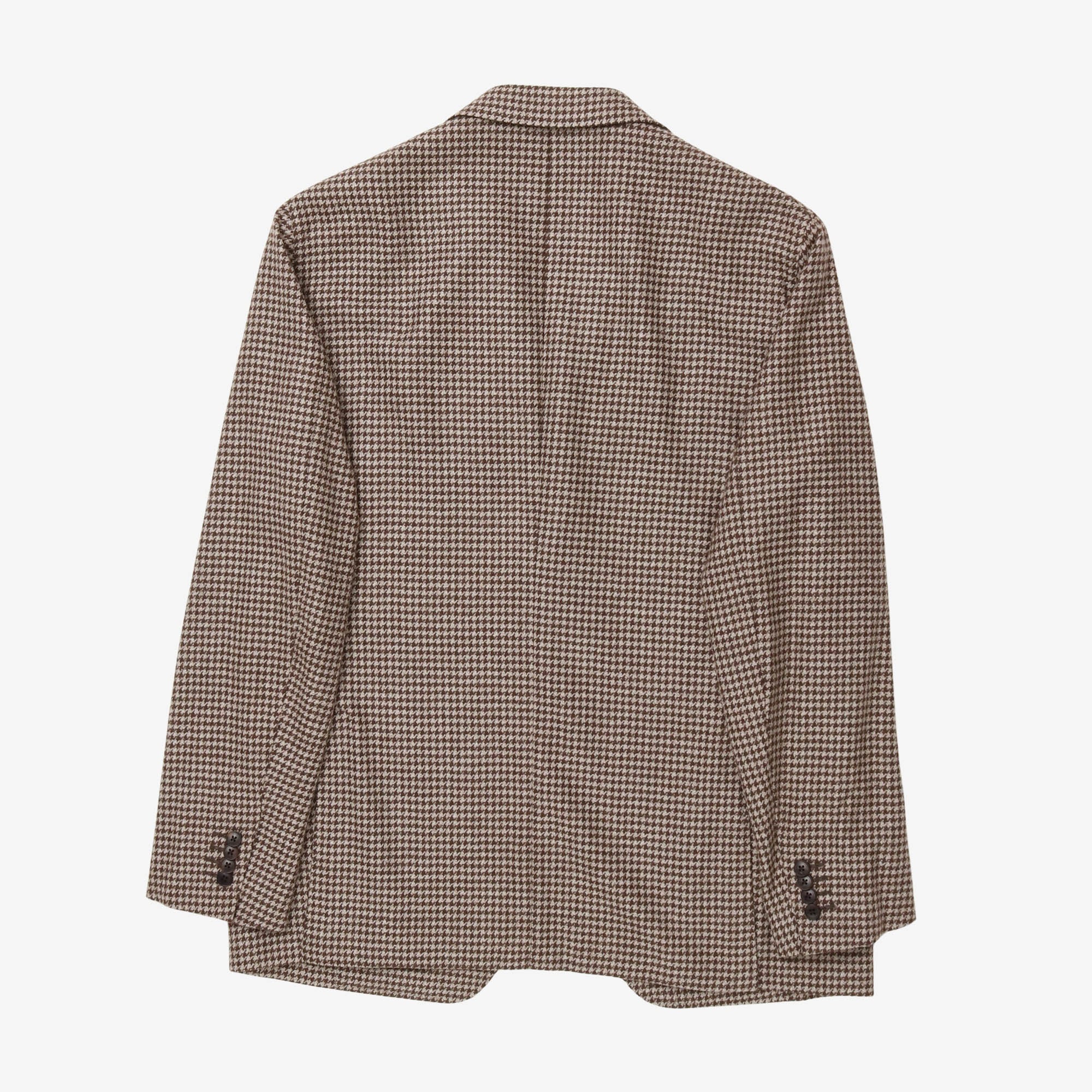 Houndstooth Wool Blazer