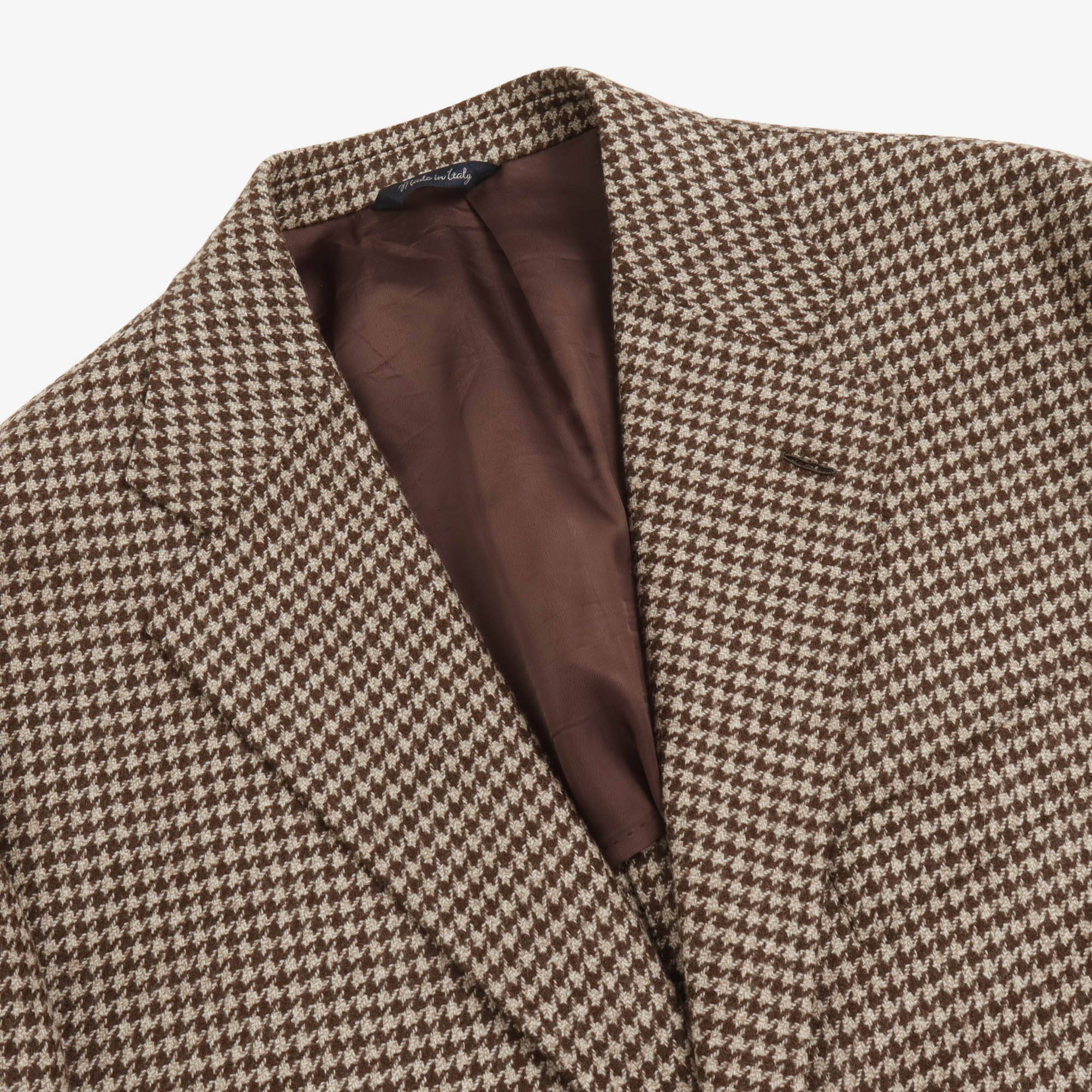 Houndstooth Wool Blazer