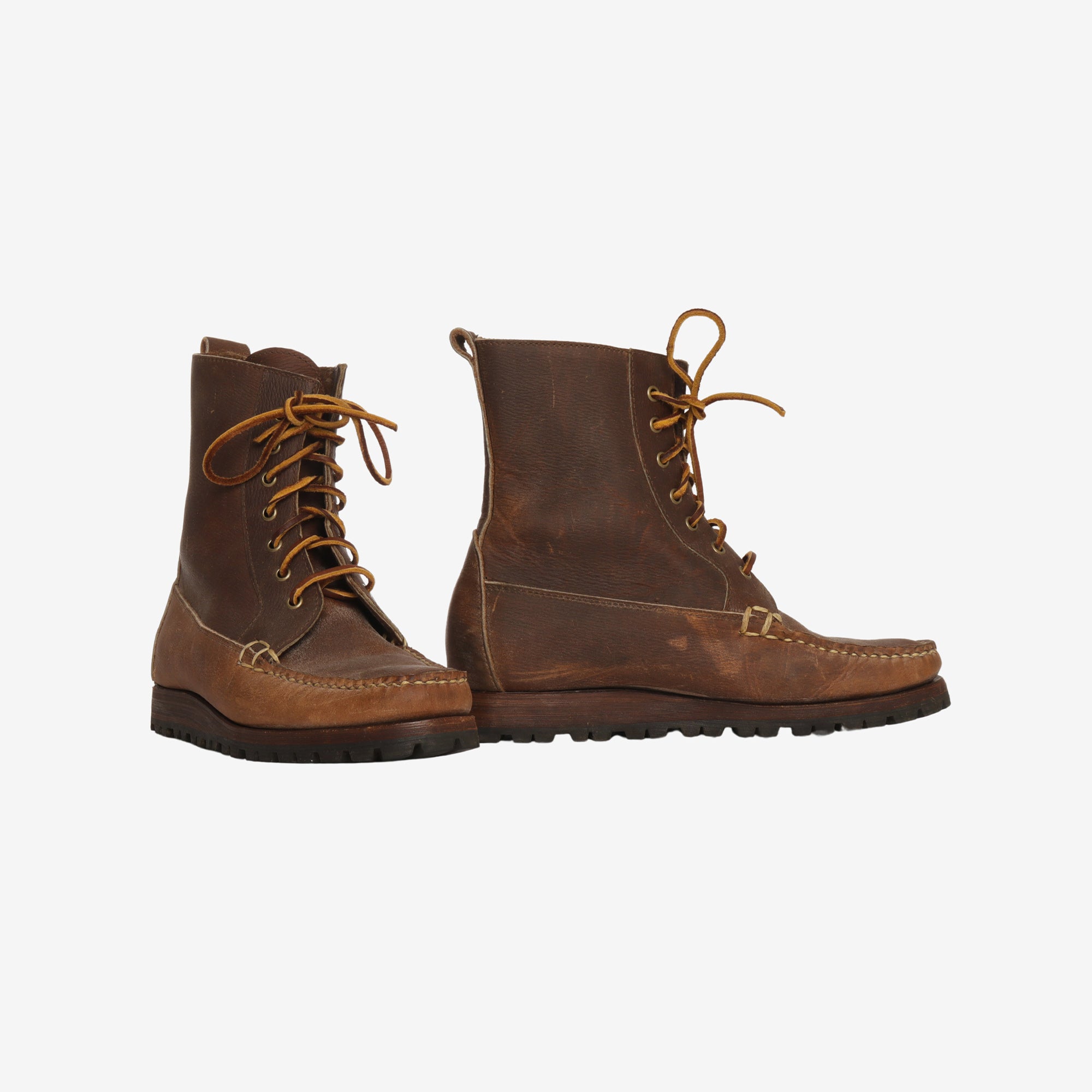 Leather Moccasin Boot