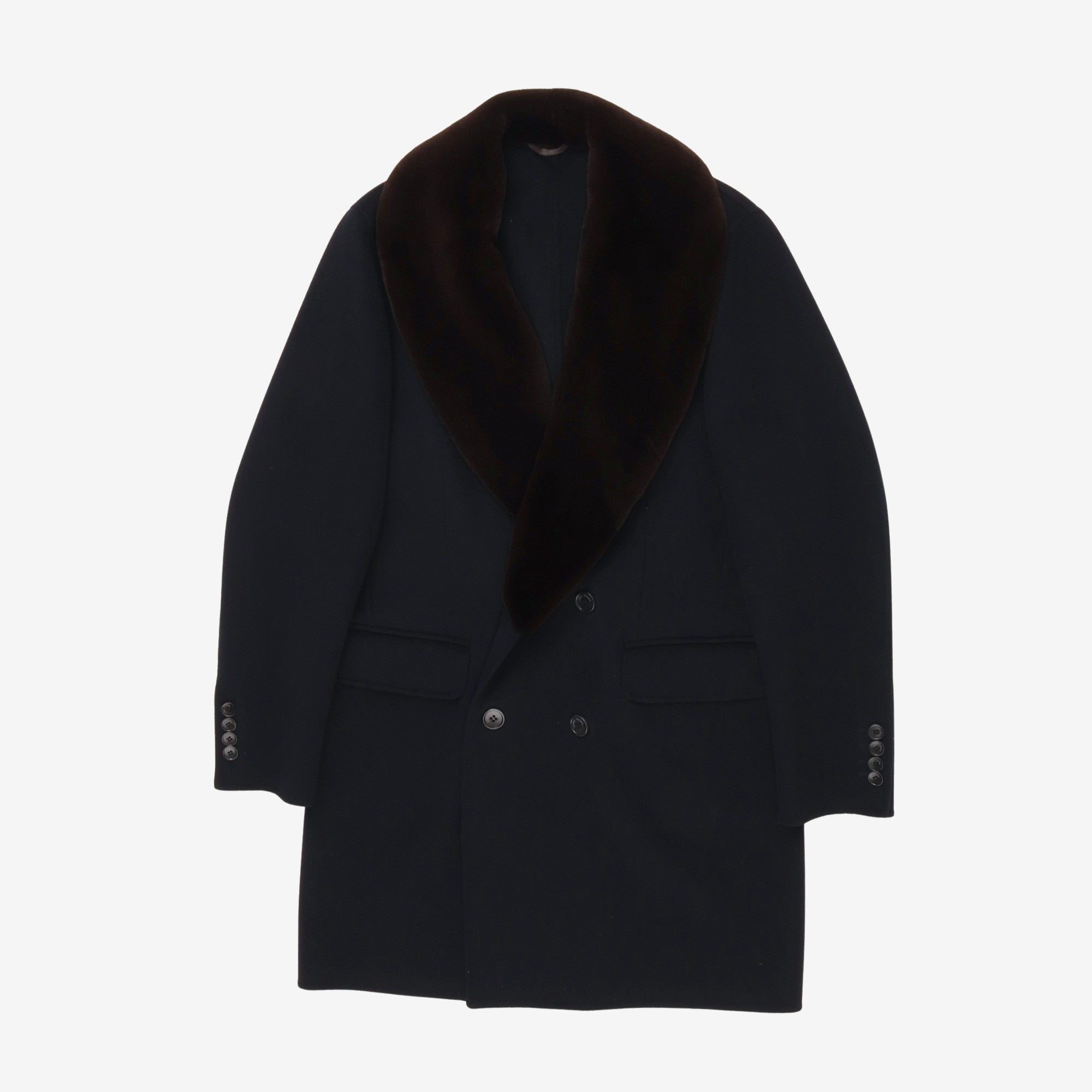 Baby Cashmere Fur Overcoat