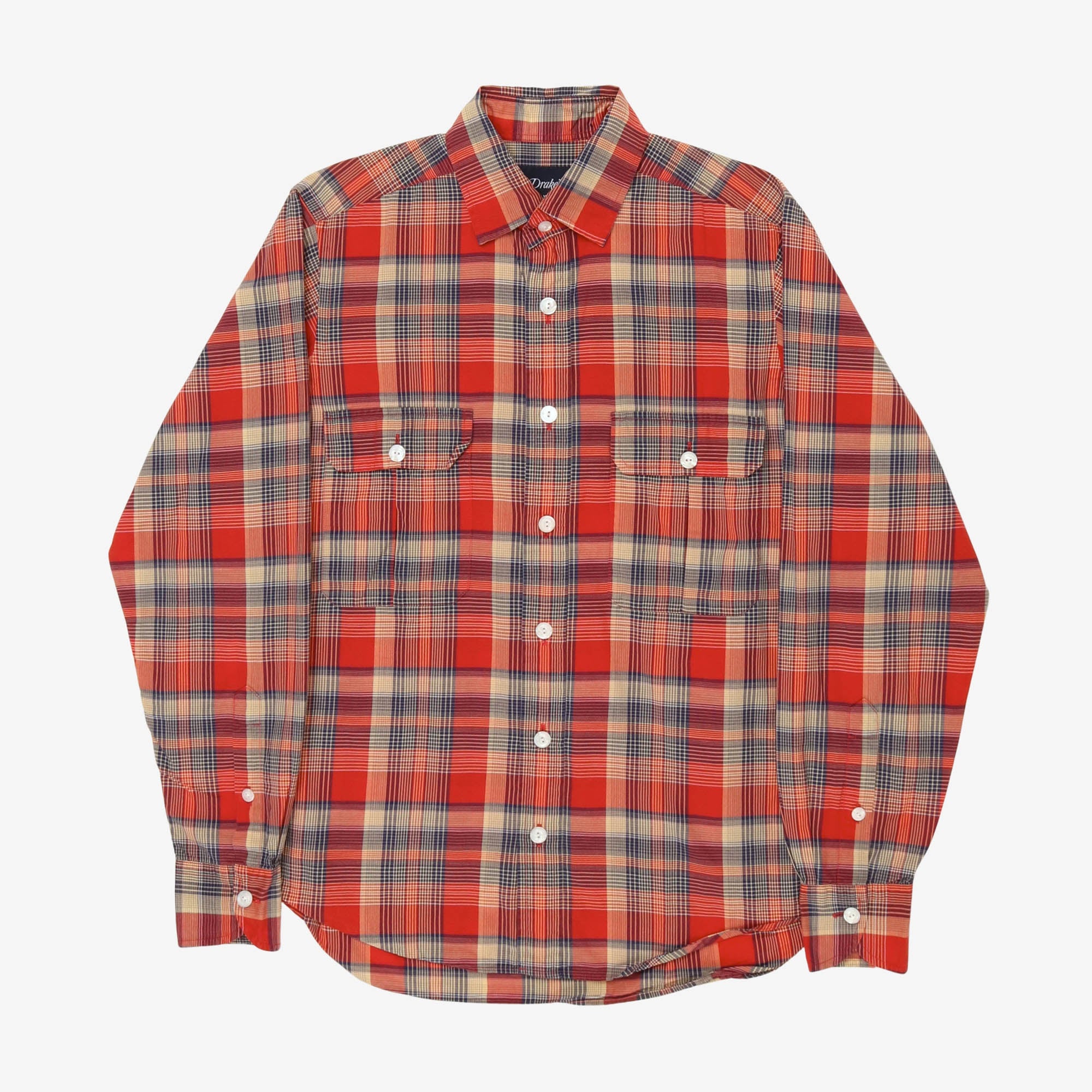 Two Pocket Check Work Shirt