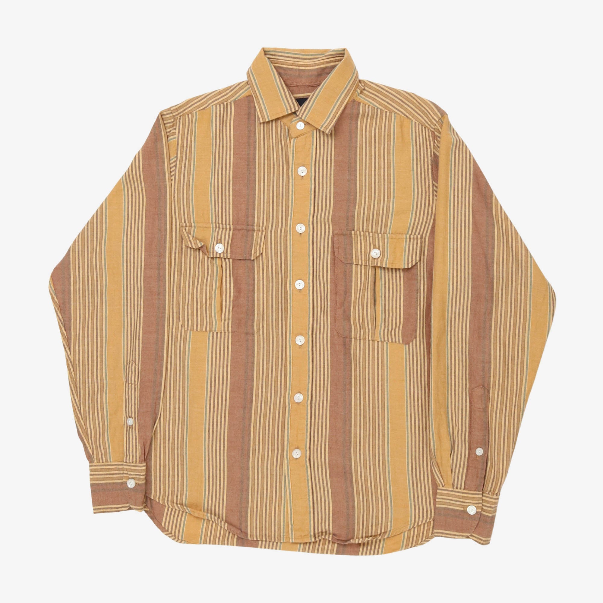 Two Pocket Striped Shirt