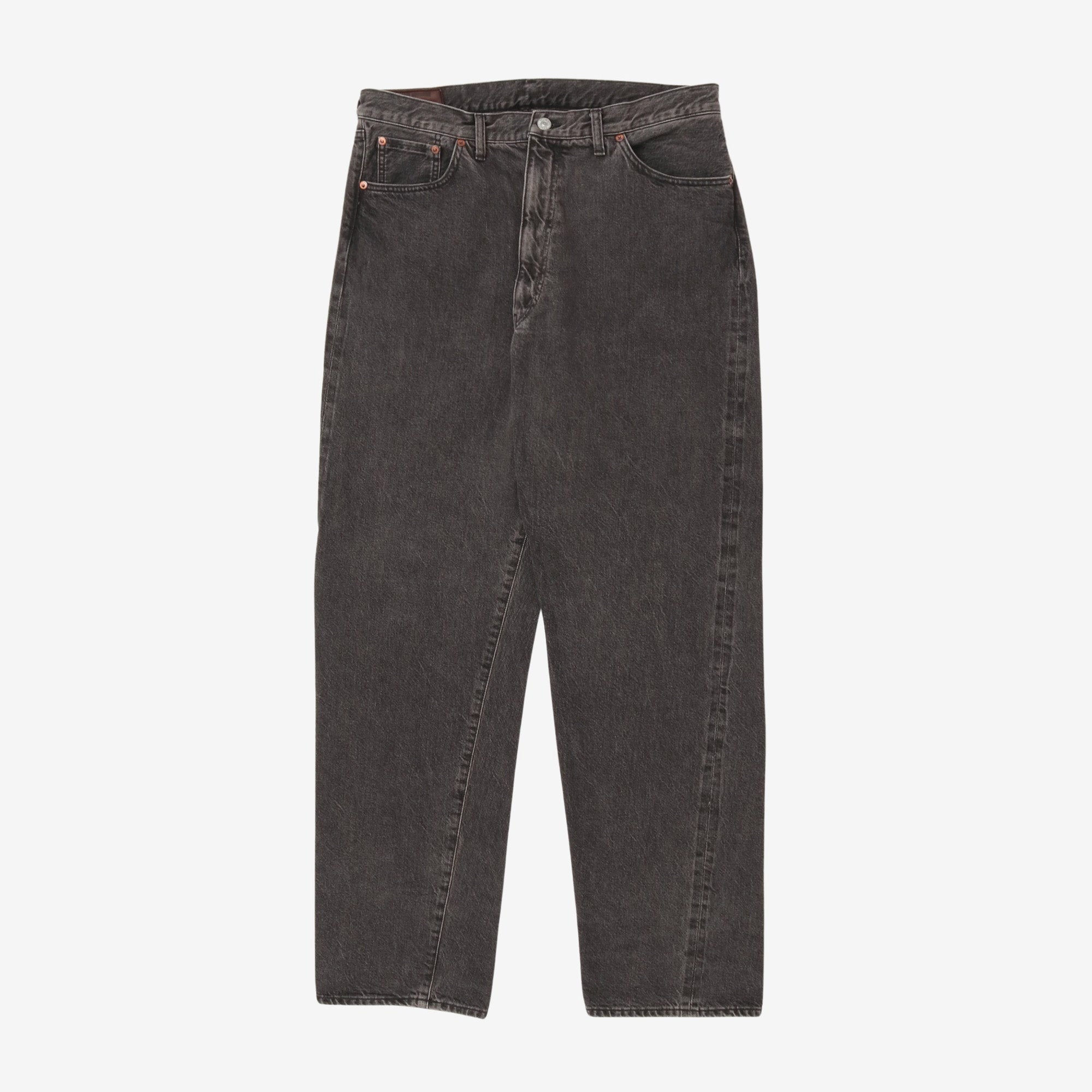 Five Pocket Zipper Front Denim
