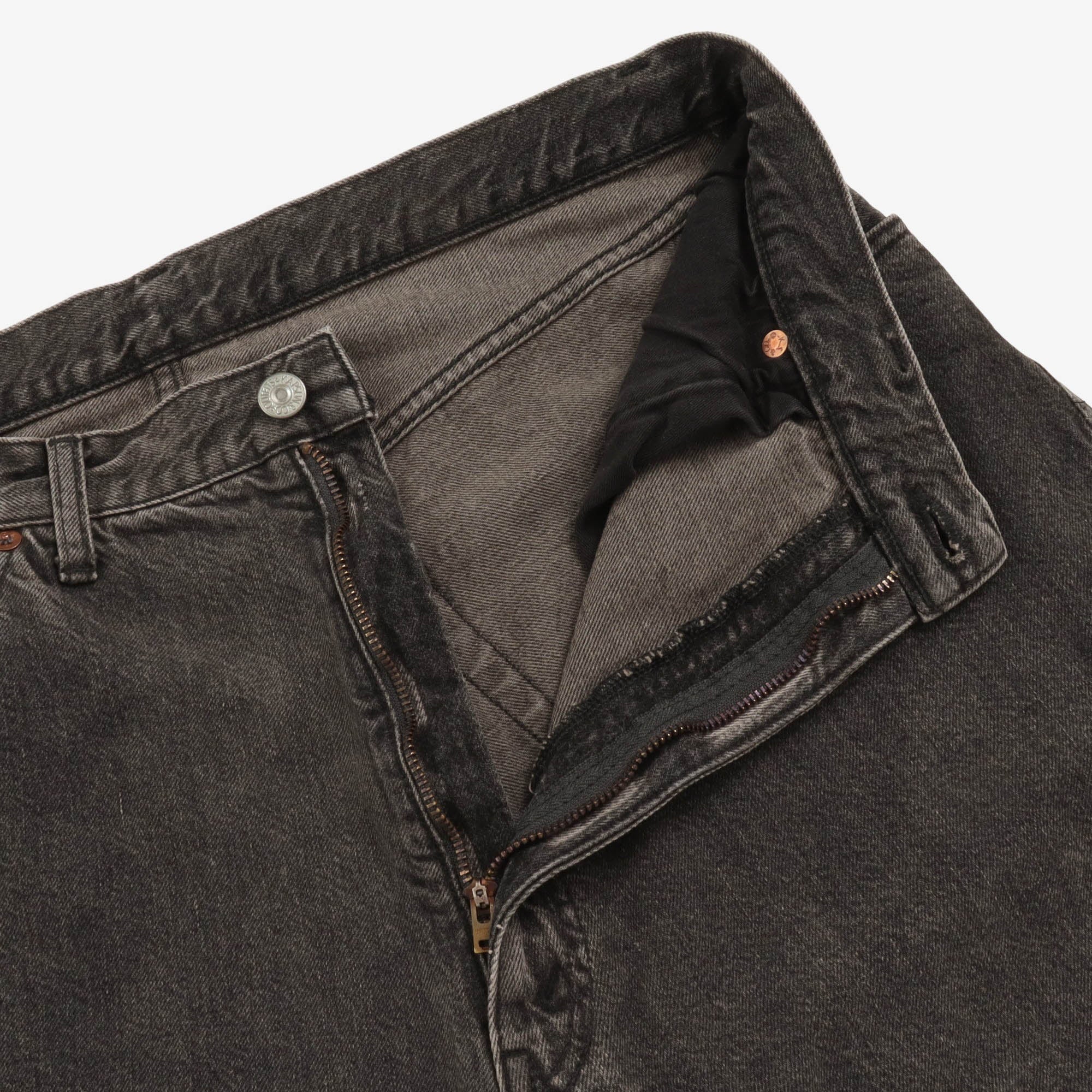 Five Pocket Zipper Front Denim