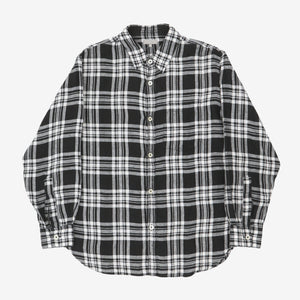 Linen Plaid Shirt