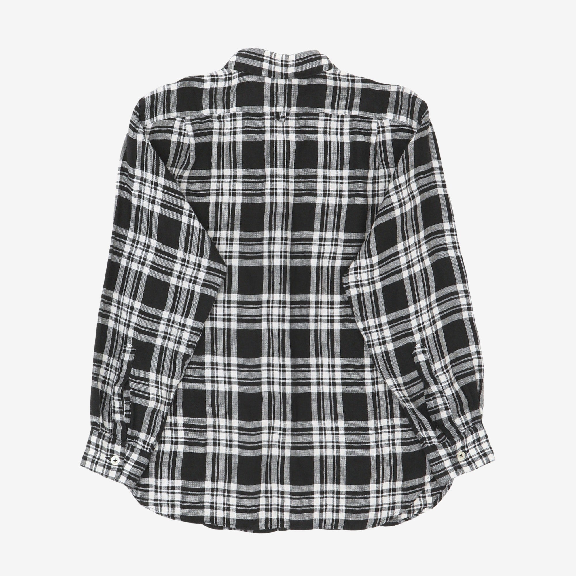 Linen Plaid Shirt