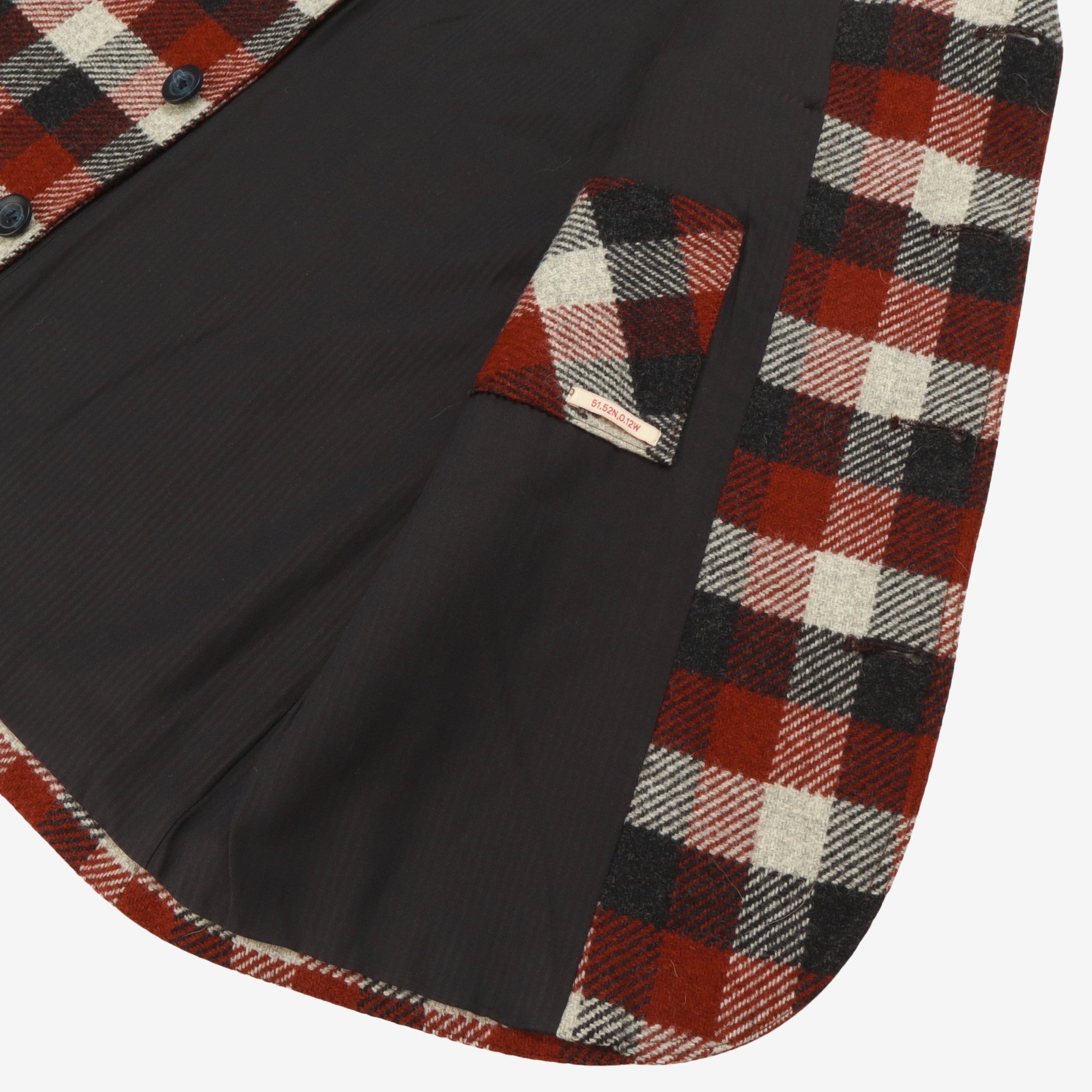Wool Check Vest