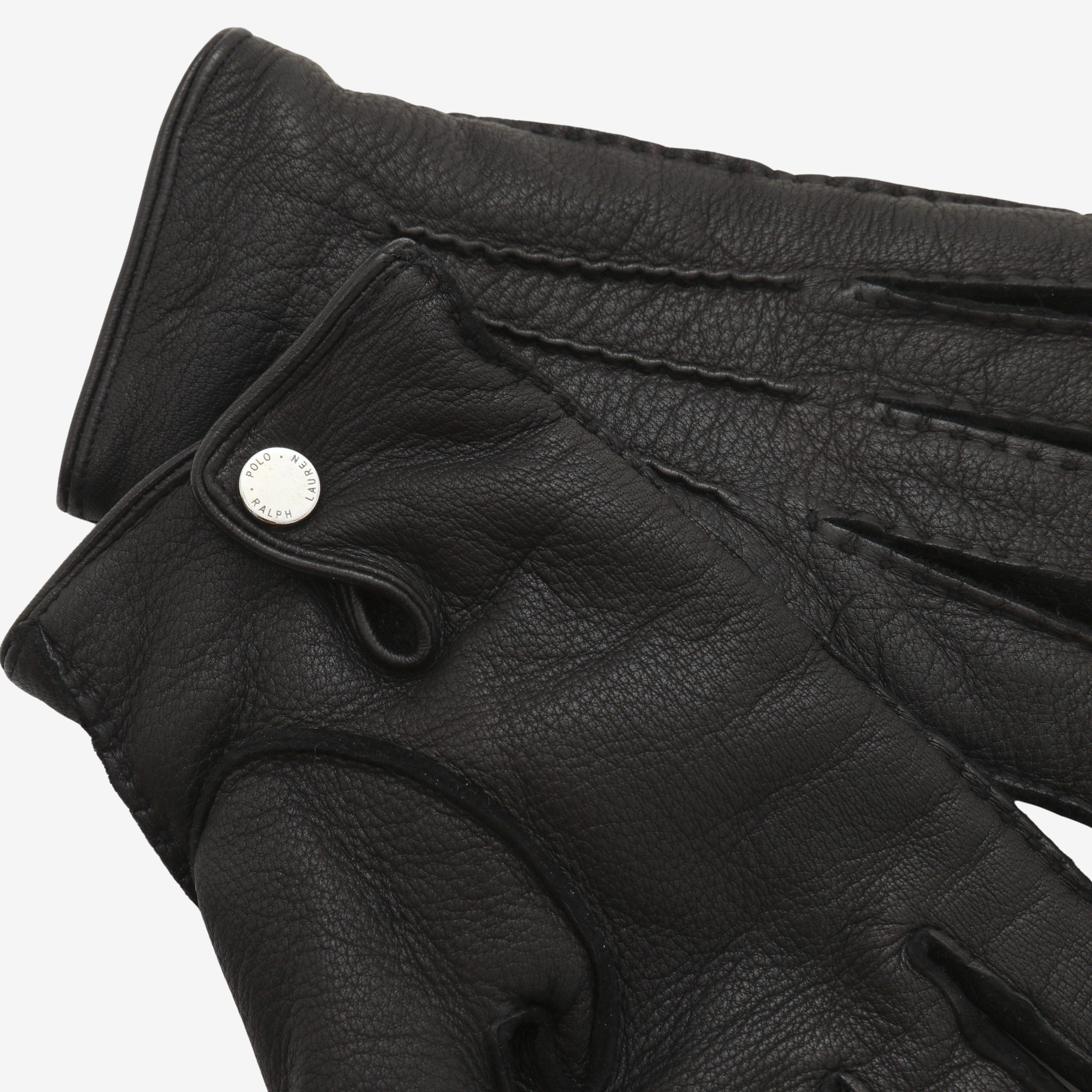 Cashmere Lined Leather Driving Gloves