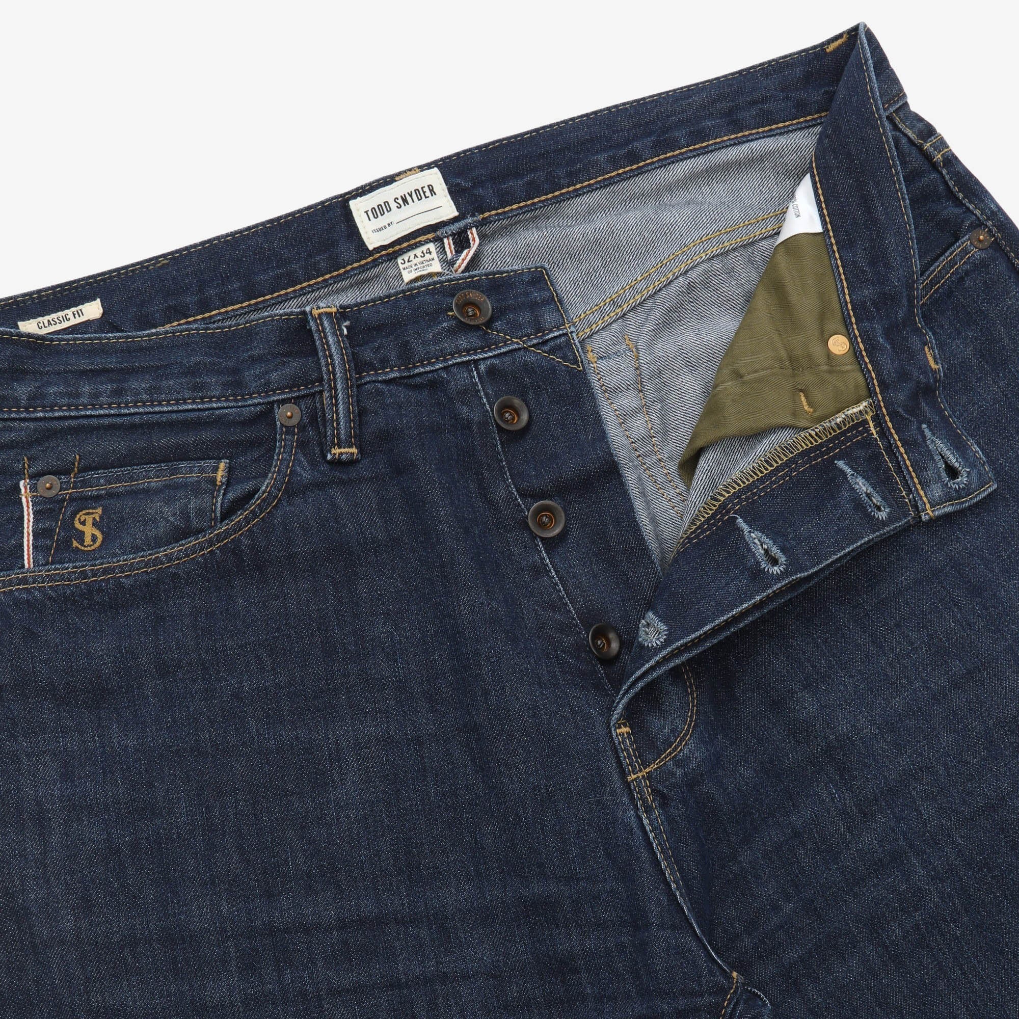 12.5oz Selvedge Denim (34W x 33L)