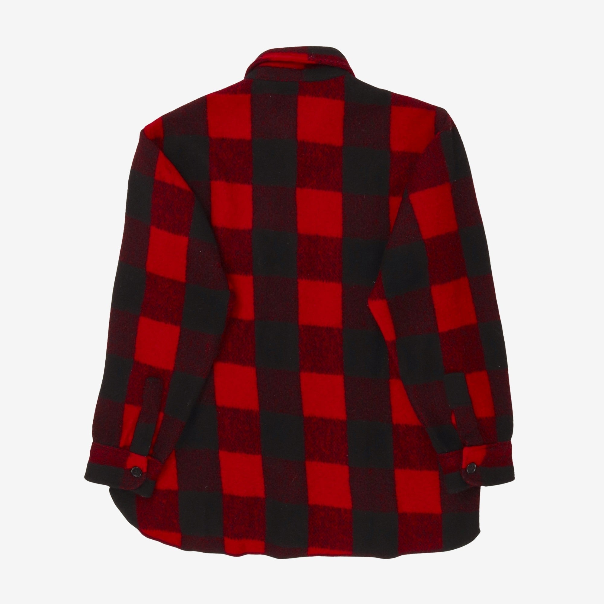 Wool Check Overshirt