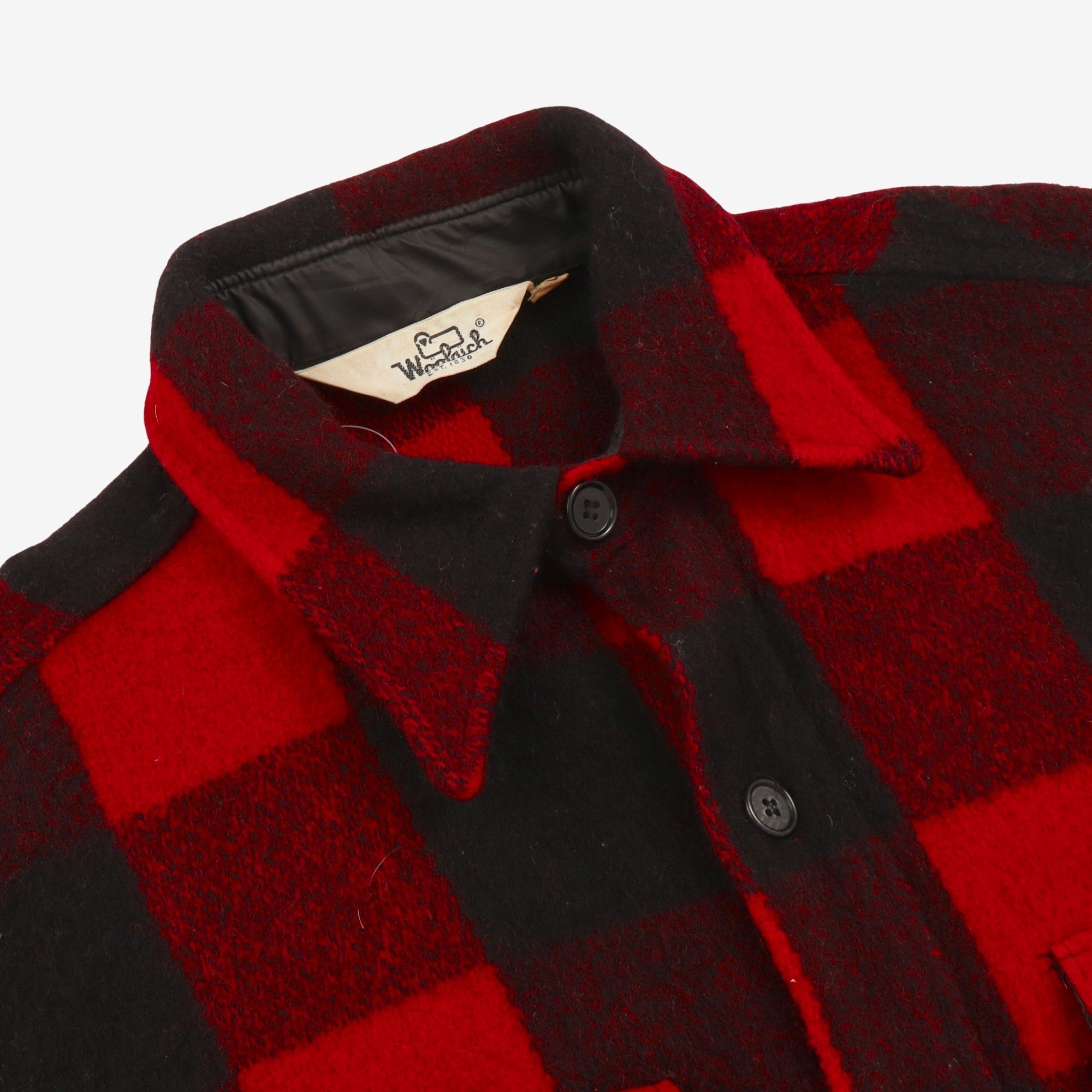 Wool Check Overshirt