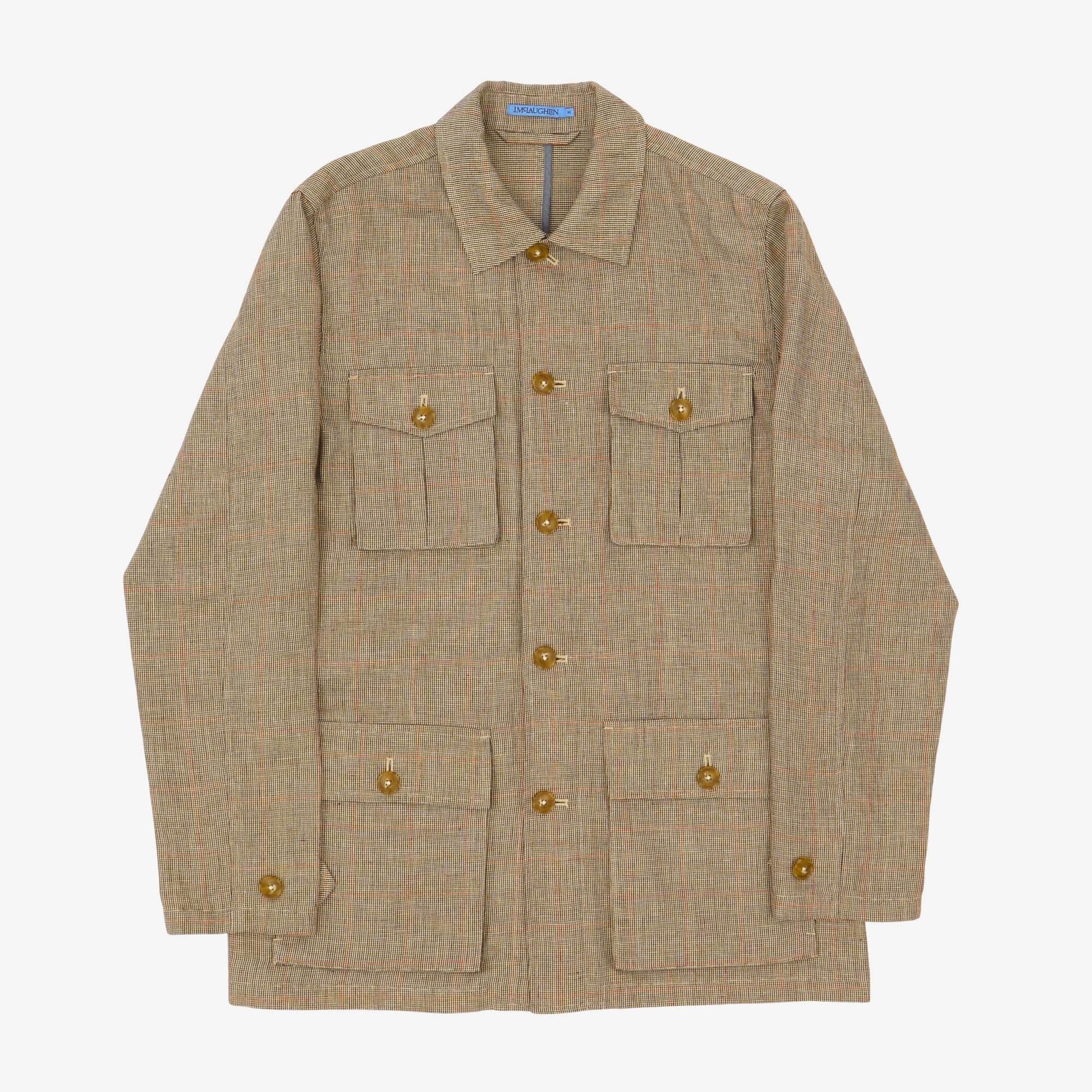 Linen Safari Jacket