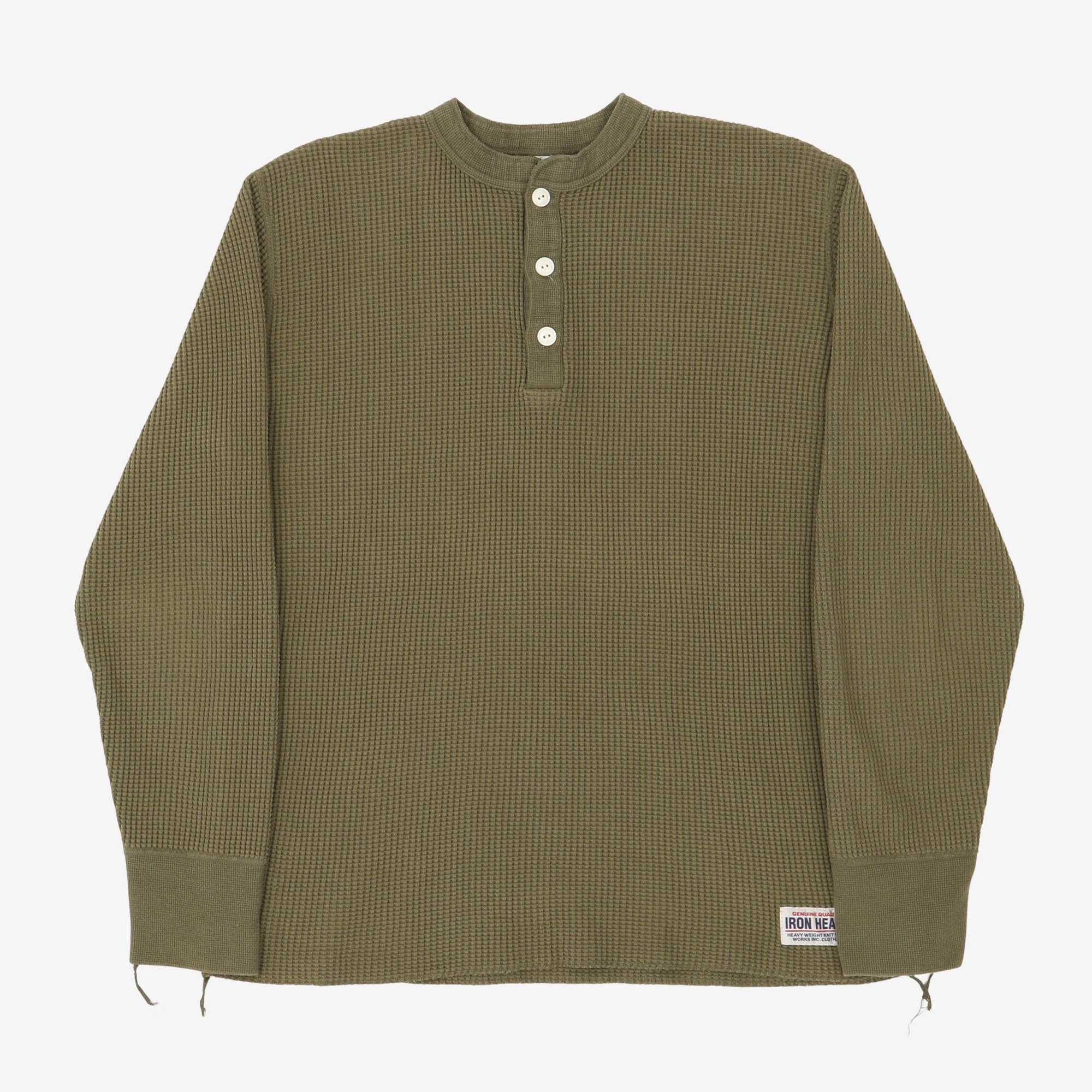 LS Waffle Henley