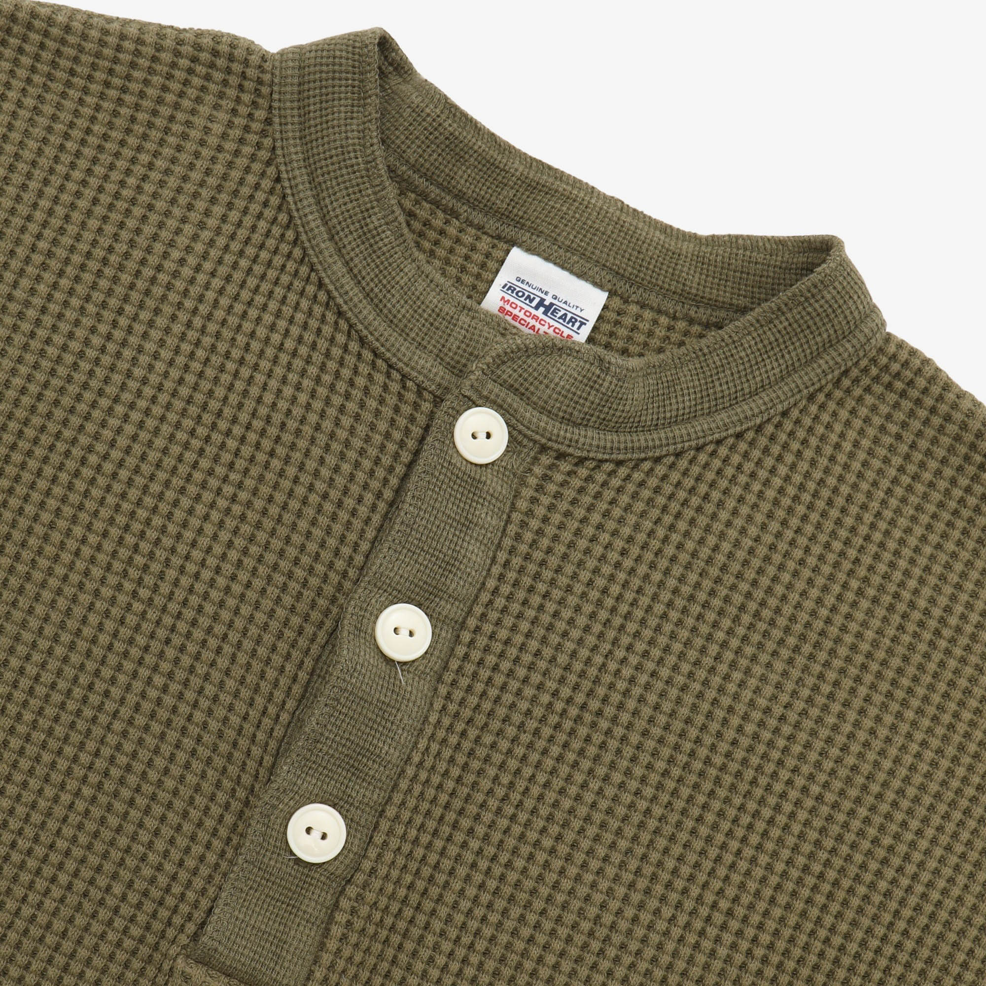 LS Waffle Henley