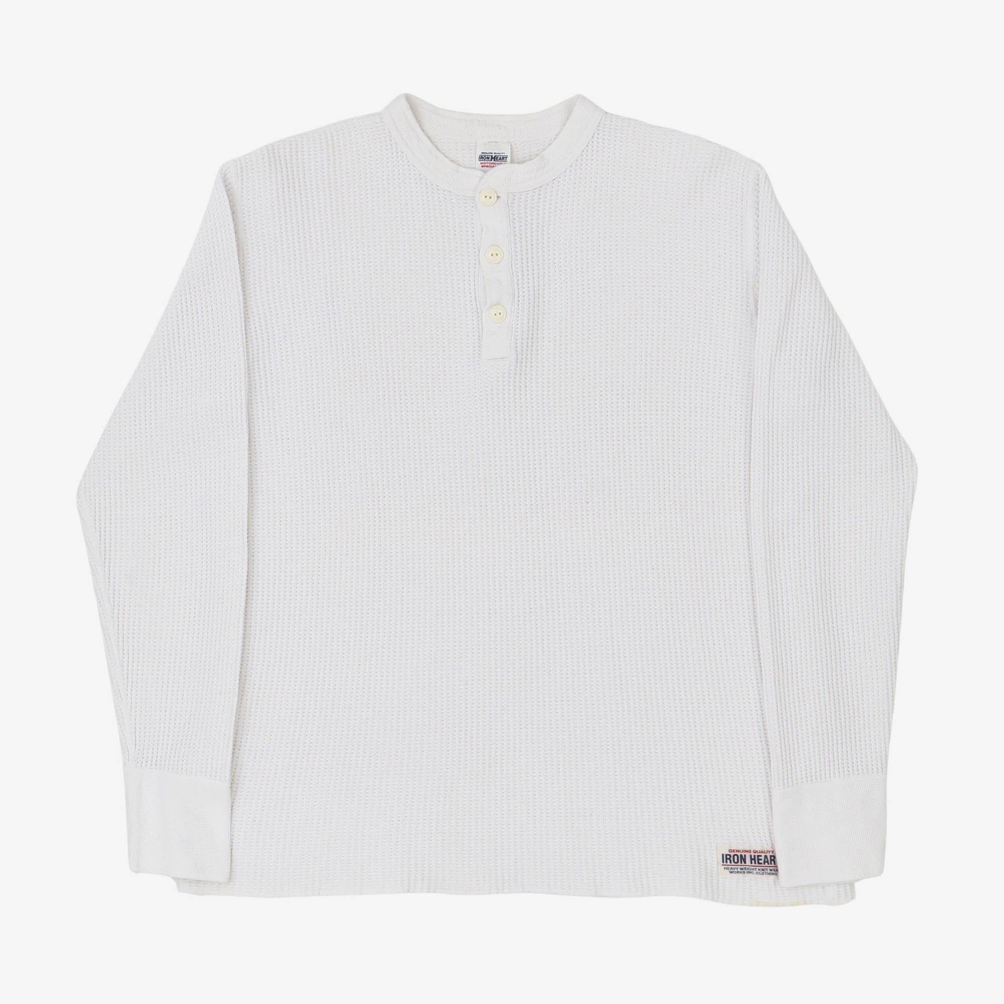 LS Waffle Henley