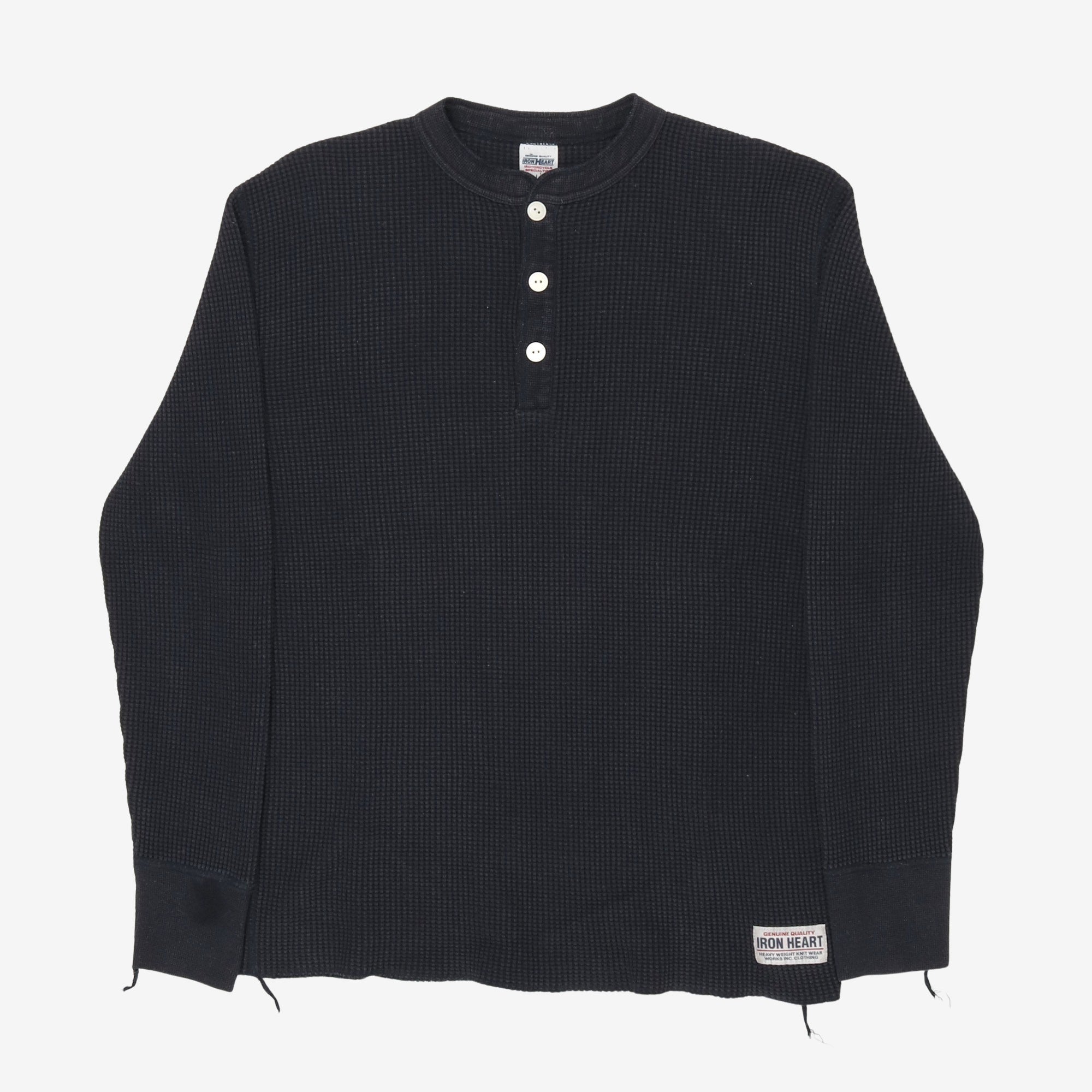 LS Waffle Henley