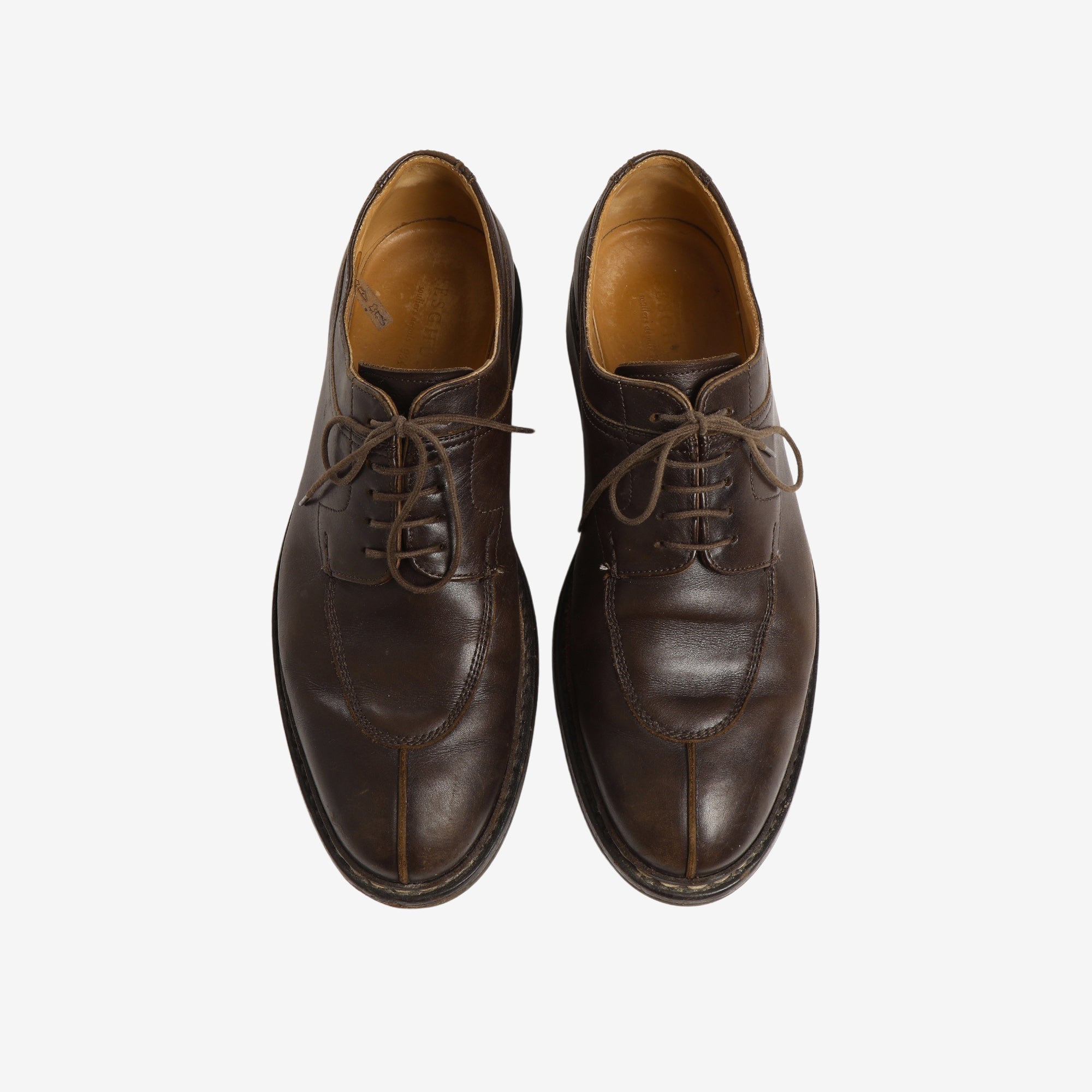 Leather Catalpa Split Toe Derby Shoes