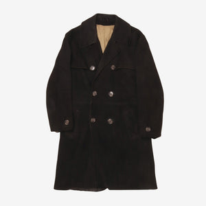 1970s Paul Blanche Leather Overcoat