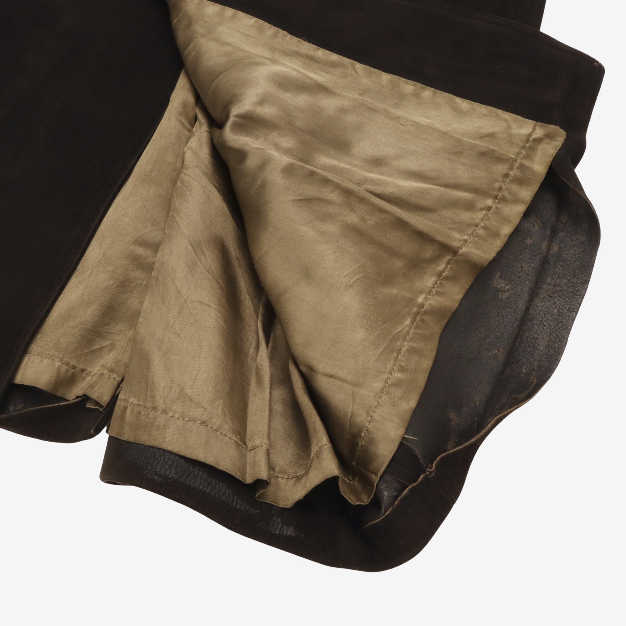 1970s Paul Blanche Leather Overcoat